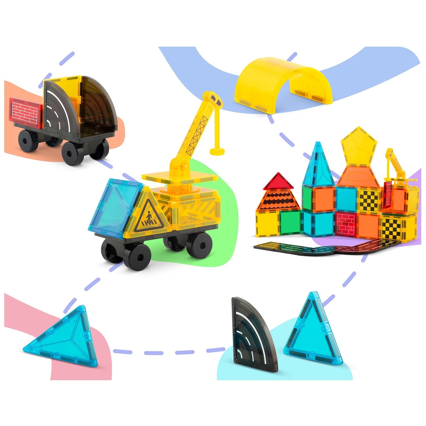 Ricokids RK-780 educational magnetic construction blocks 90 pcs