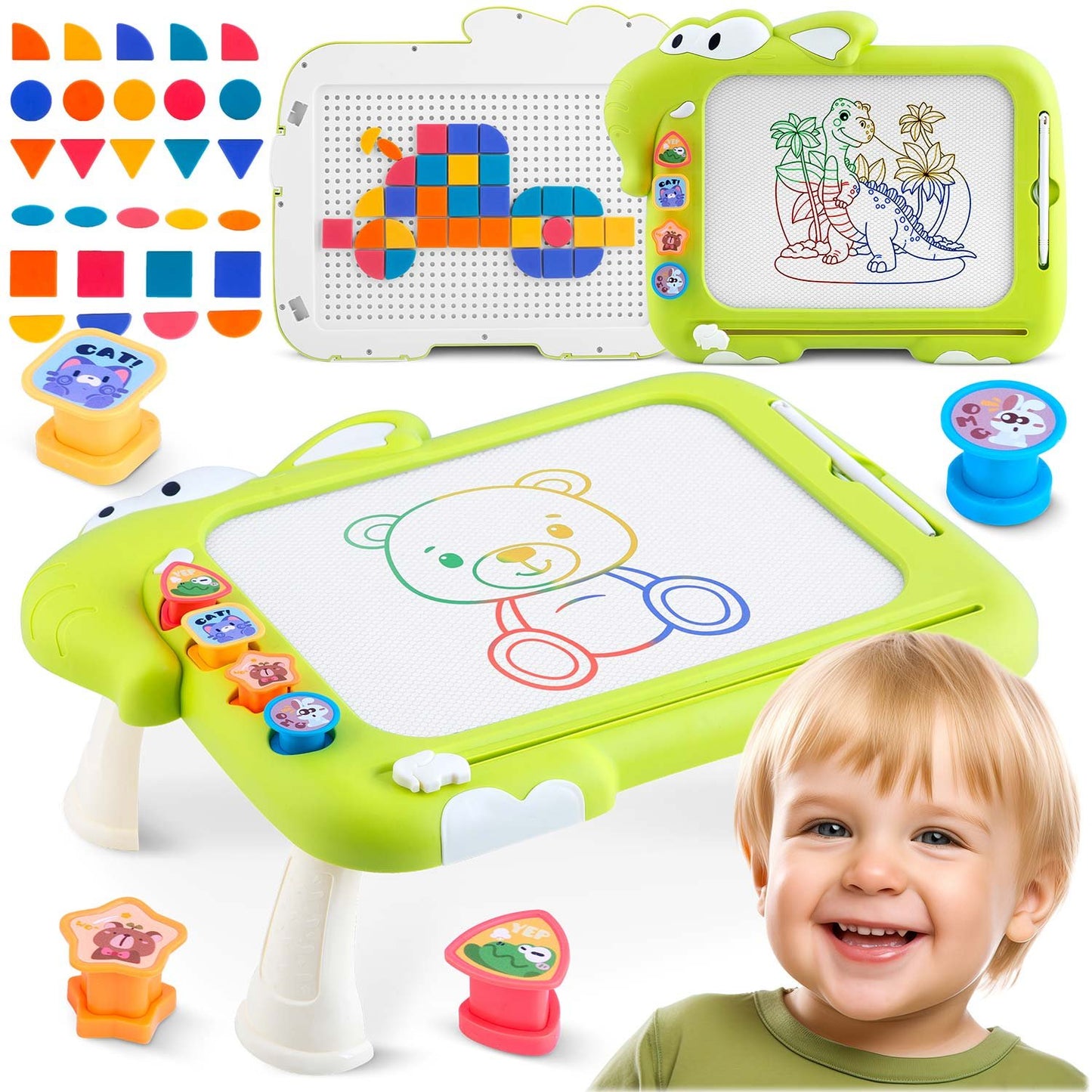 Ricokids RK-823 magnetic board puzzle table for children tangram