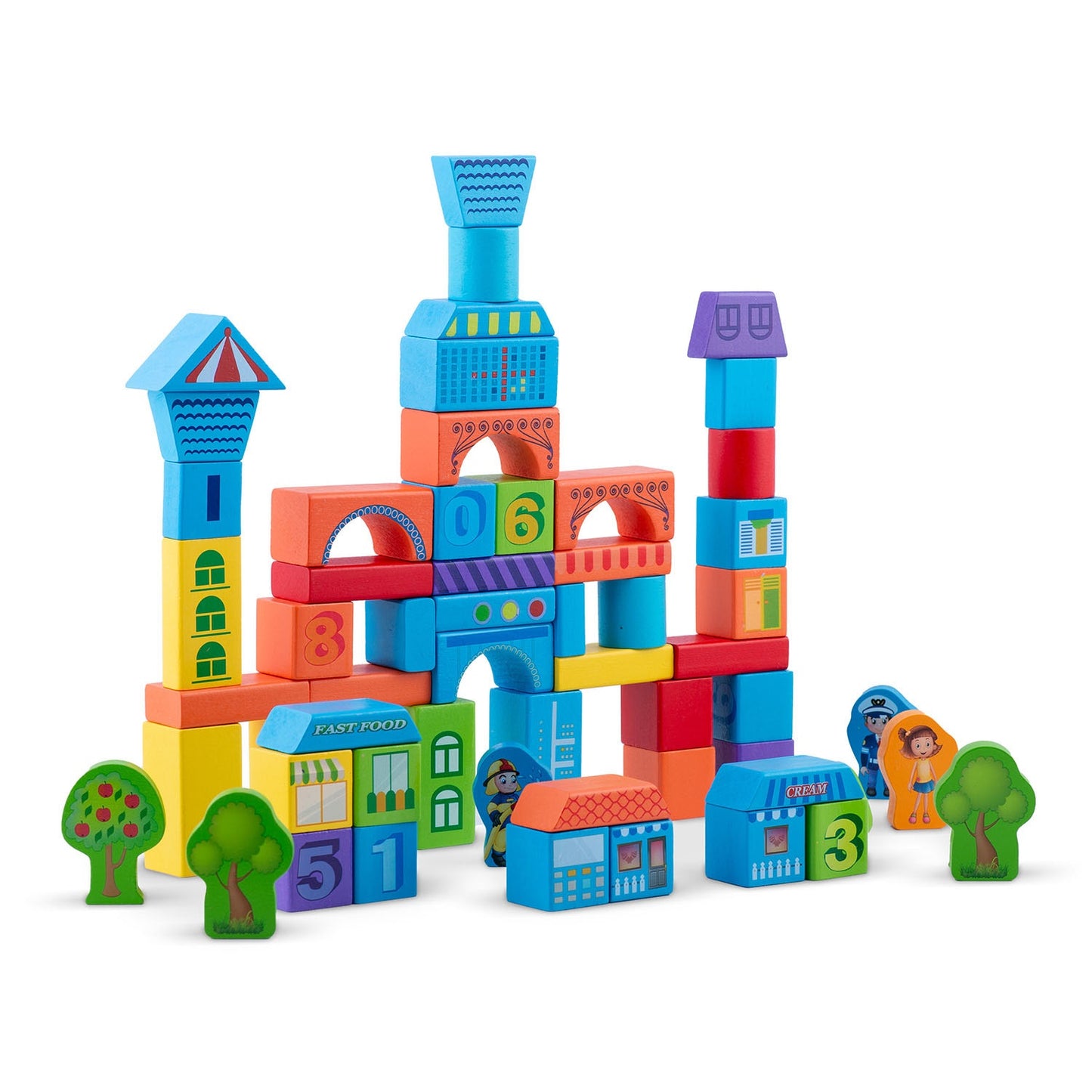 Ricokids RK-871 wooden educational blocks