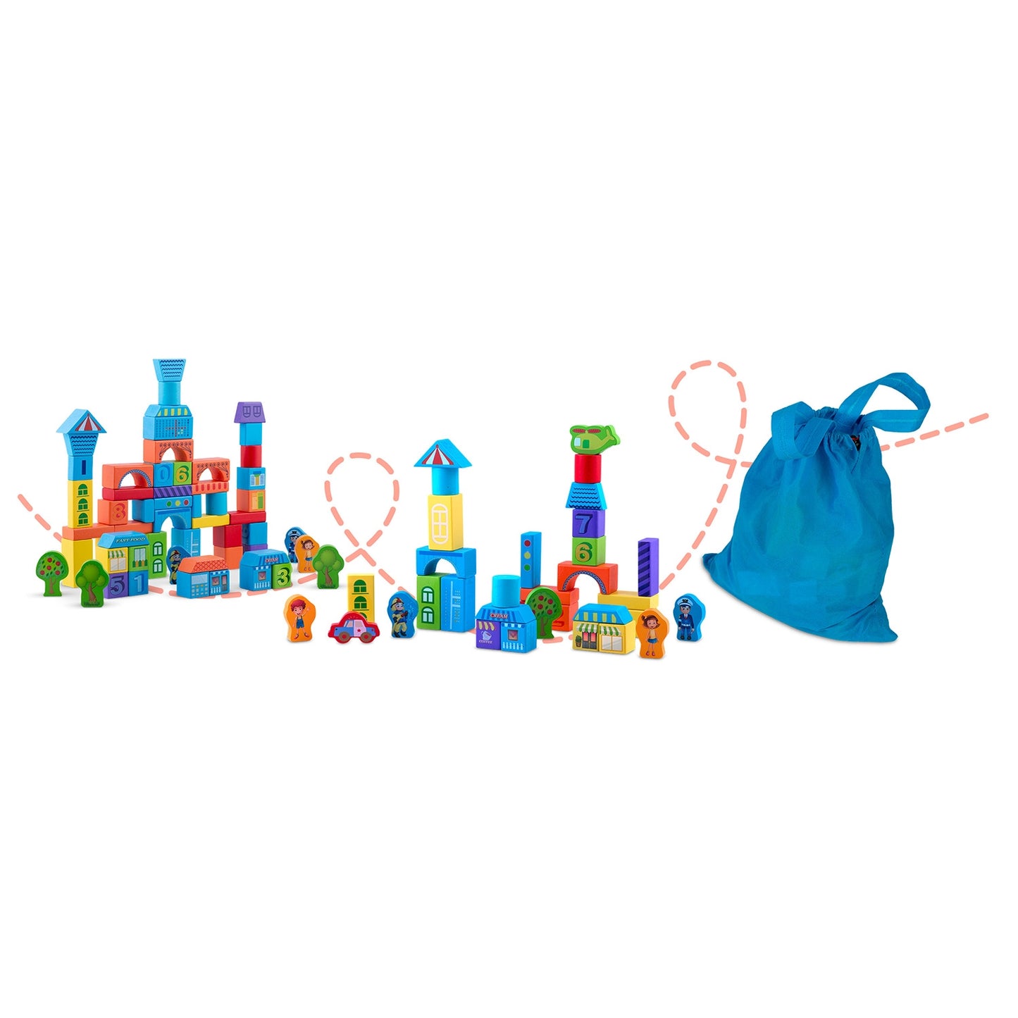 Ricokids RK-871 wooden educational blocks
