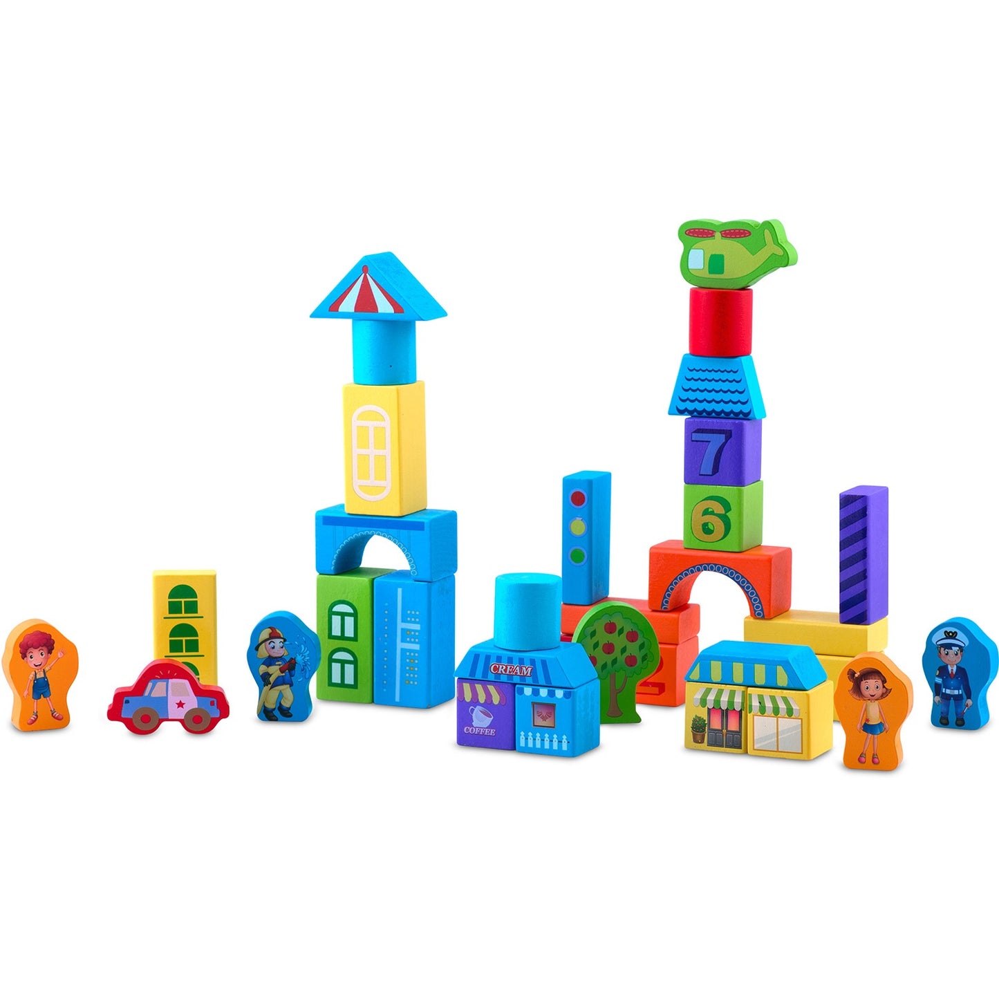 Ricokids RK-871 wooden educational blocks