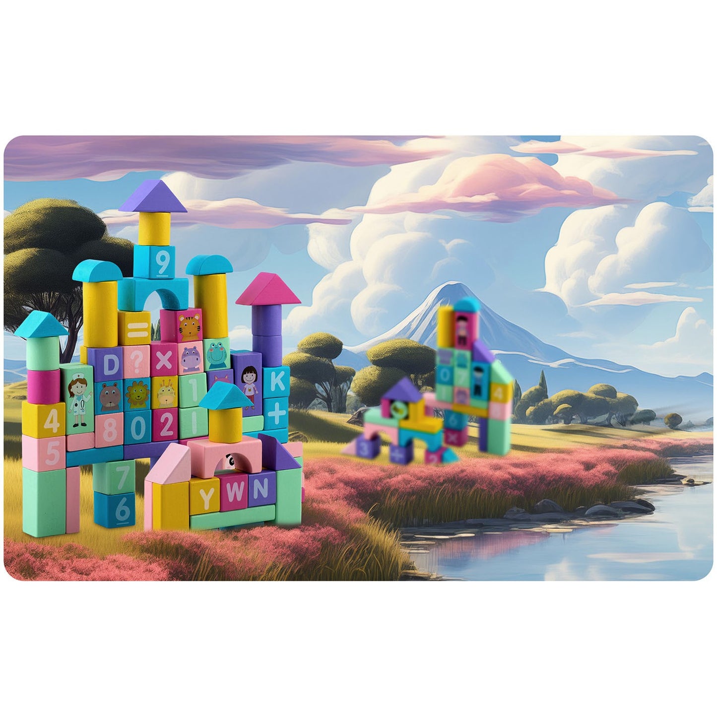 Ricokids RK-871 wooden educational blocks
