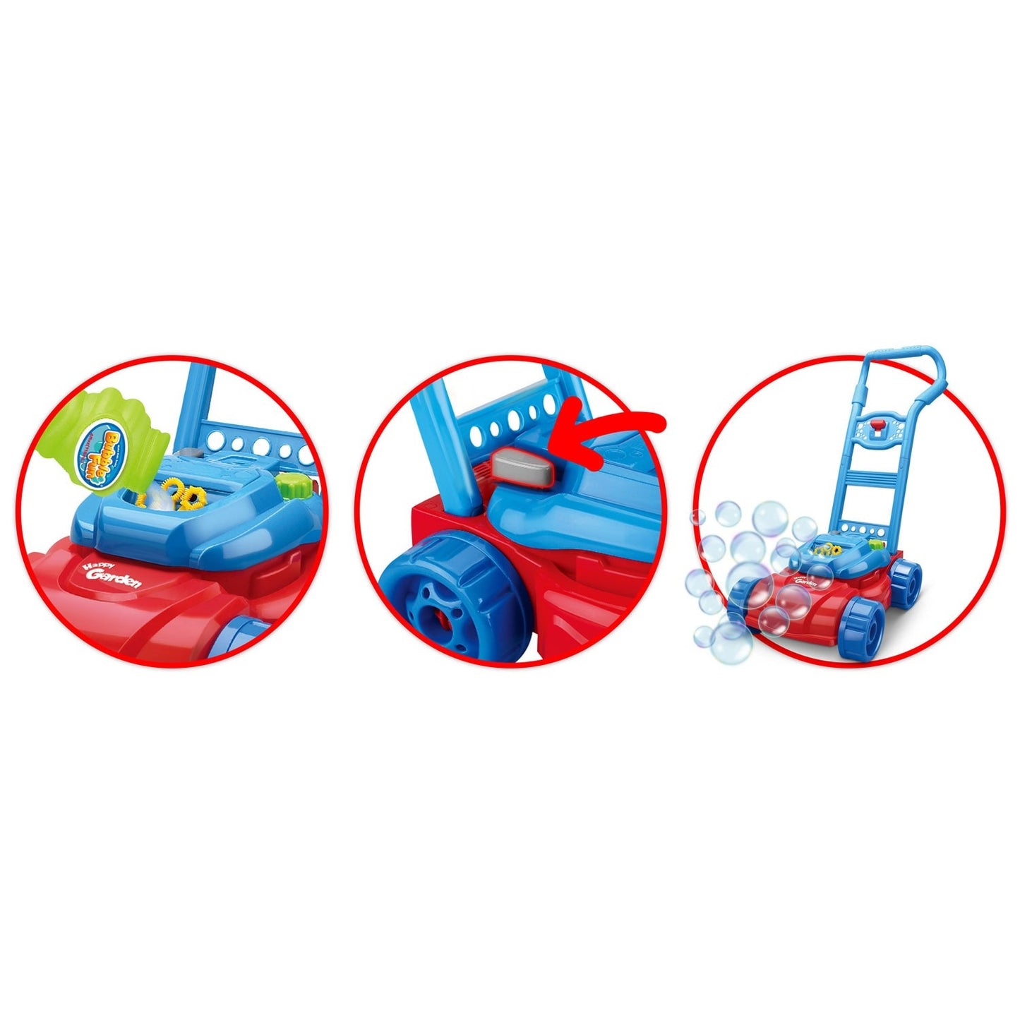 Ricokids RK-904 Bubble Machine Lawnmower