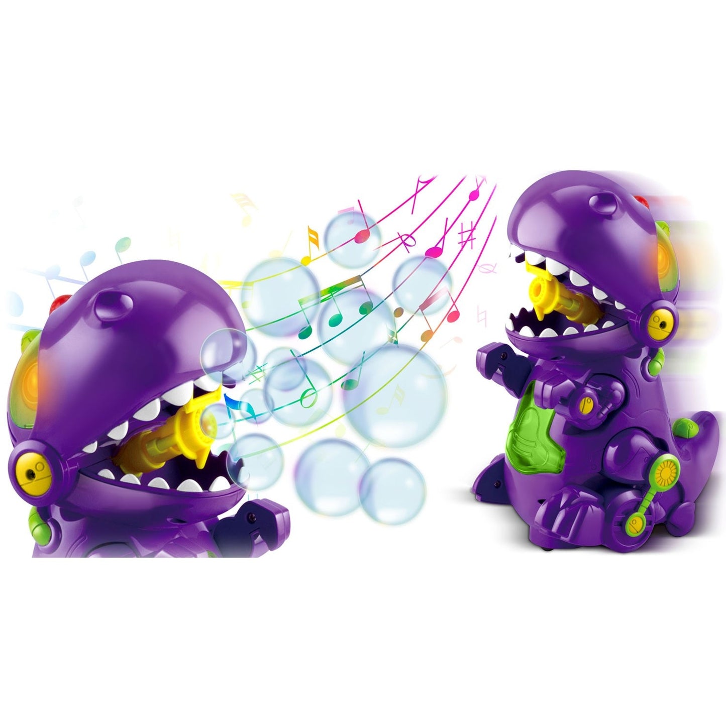 Ricokids RK-909 Dinosaur Bubble Machine with Melody