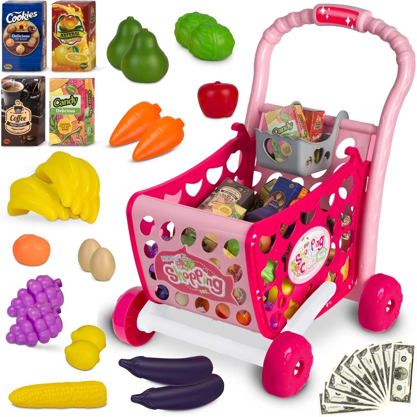 Ricokids Shopping trolley 773401 Pink