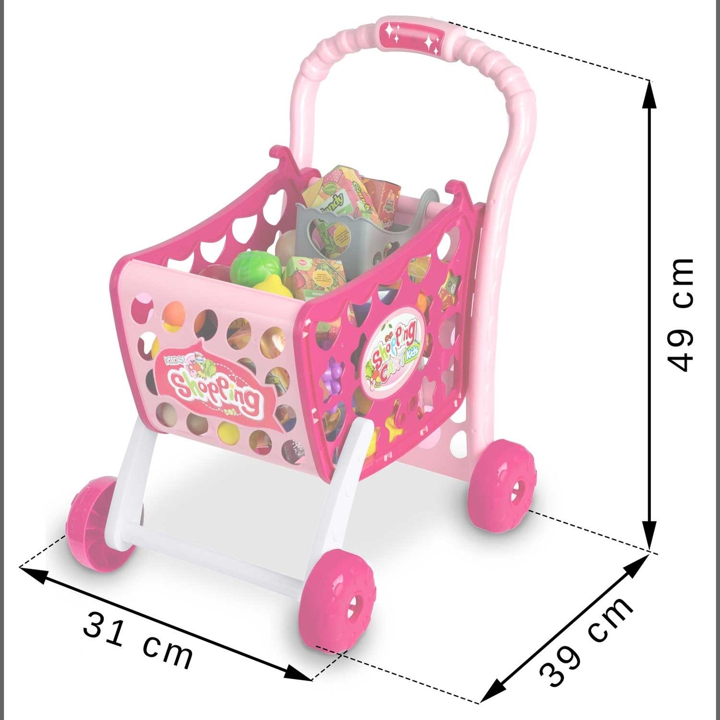 Ricokids Shopping trolley 773401 Pink