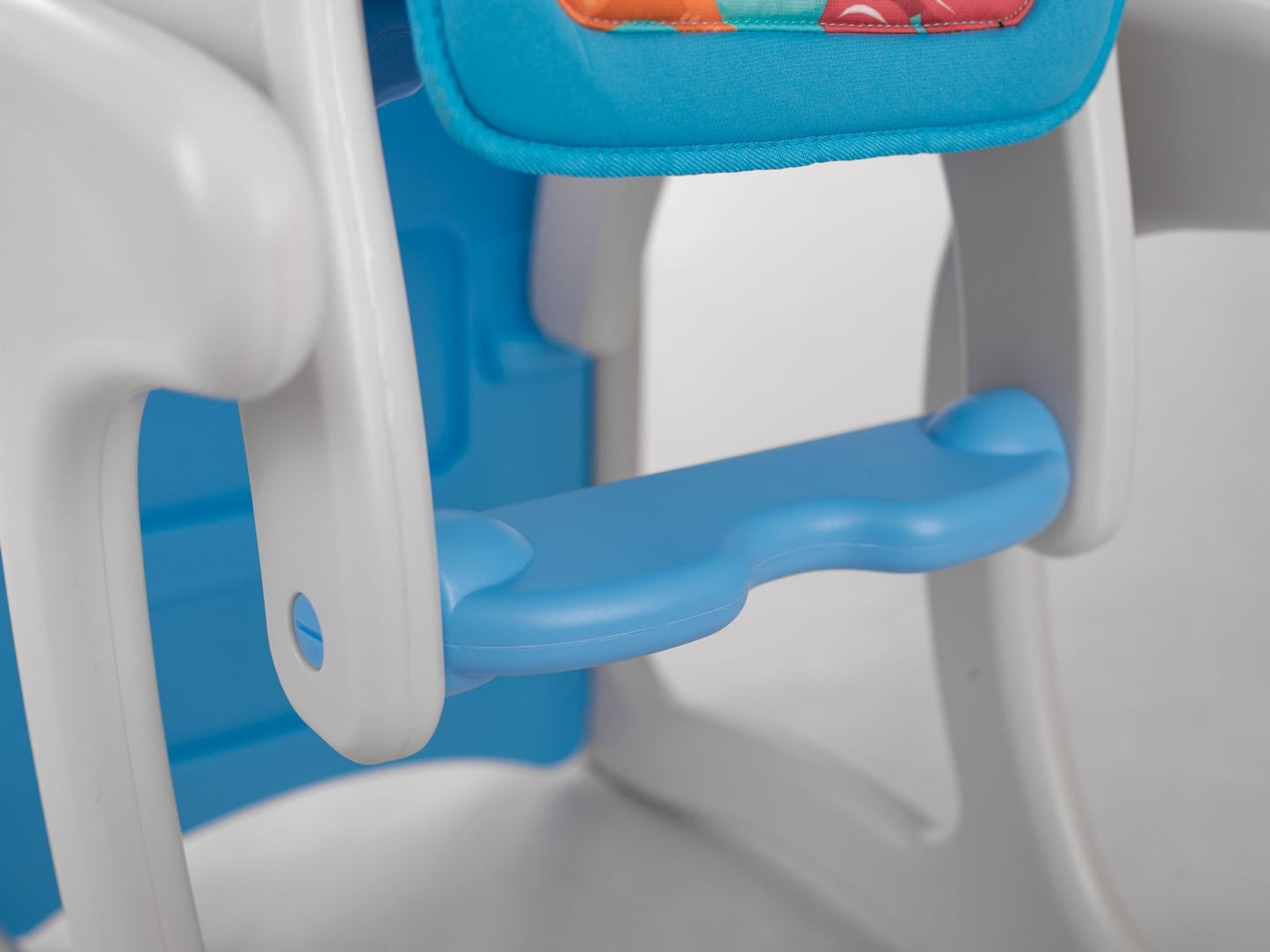 Ricokids Teri 3in1 baby feeding chair, gray and blue