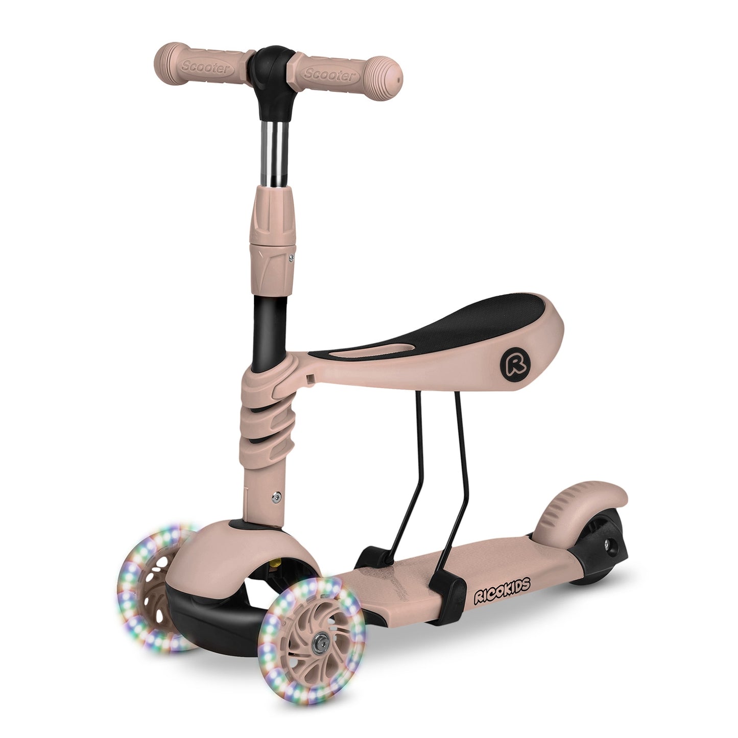 Ricokids Todi 3-Wheel Scooter - Beige