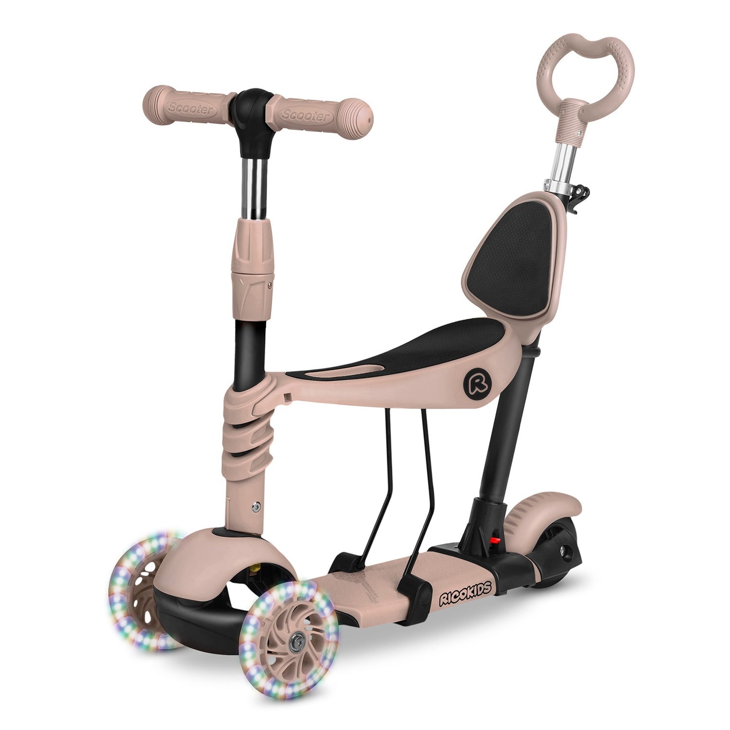 Ricokids Todi 3-Wheel Scooter - Beige