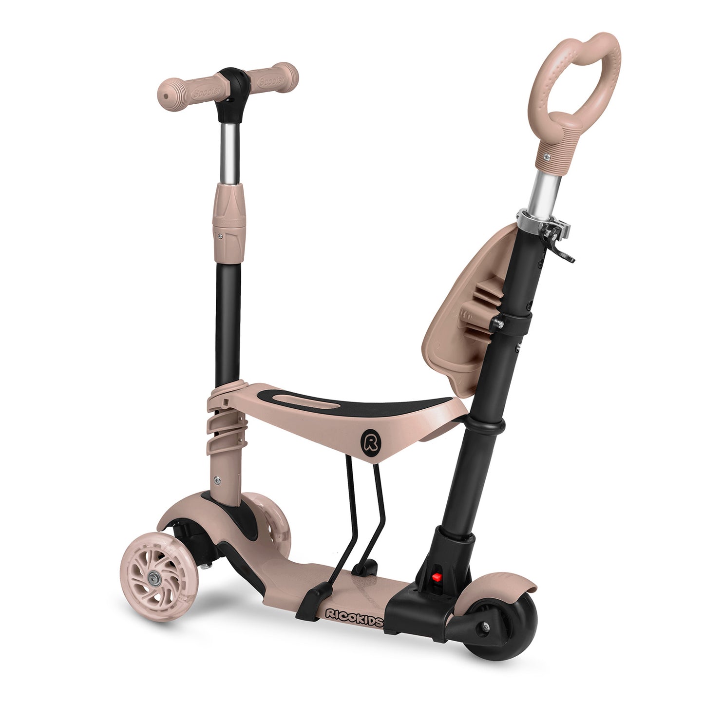 Ricokids Todi 3-Wheel Scooter - Beige