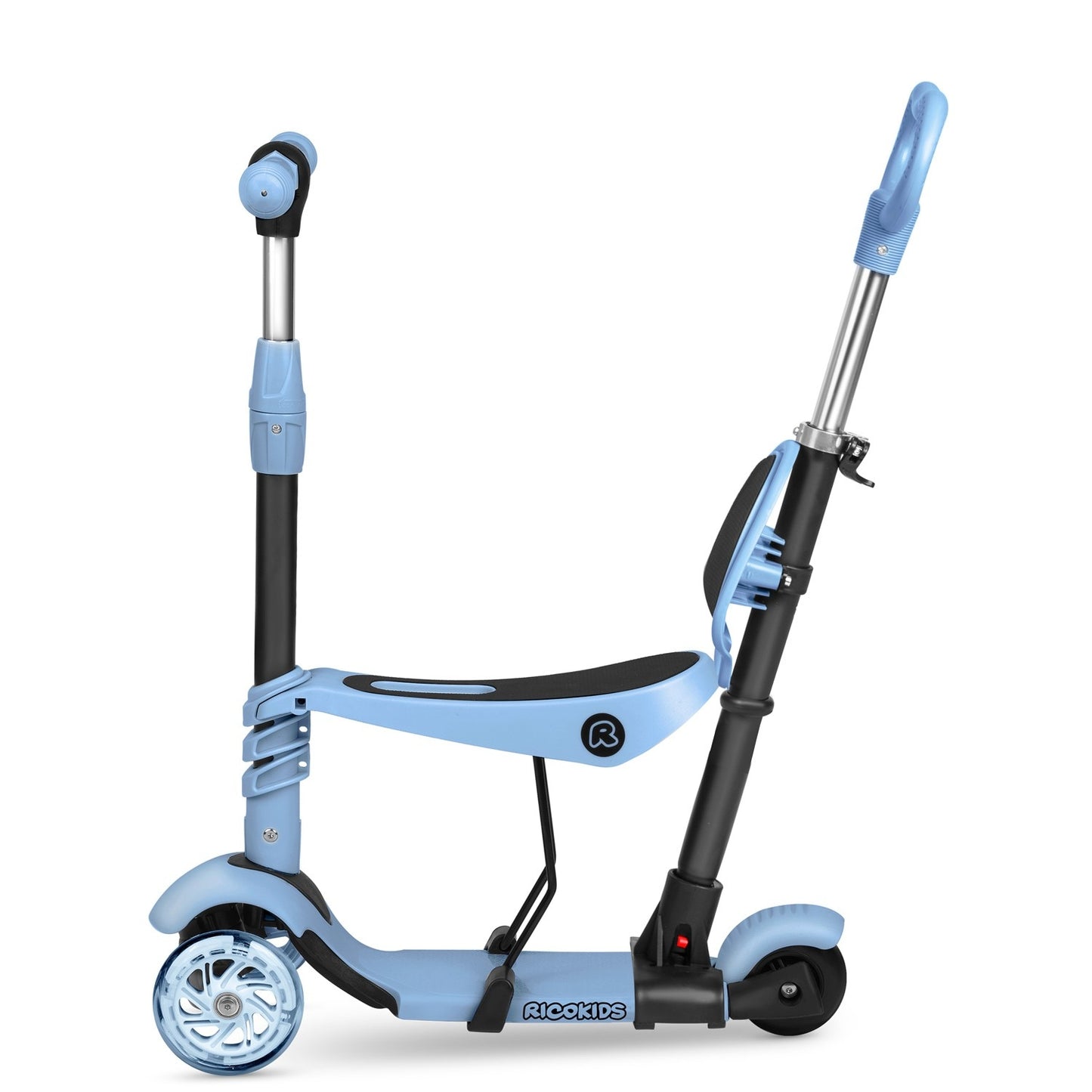 Ricokids Todi Tricycle Scooter - Blue/Grey