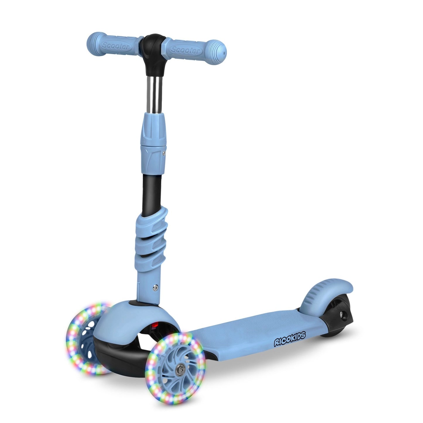 Ricokids Todi Tricycle Scooter - Blue/Grey