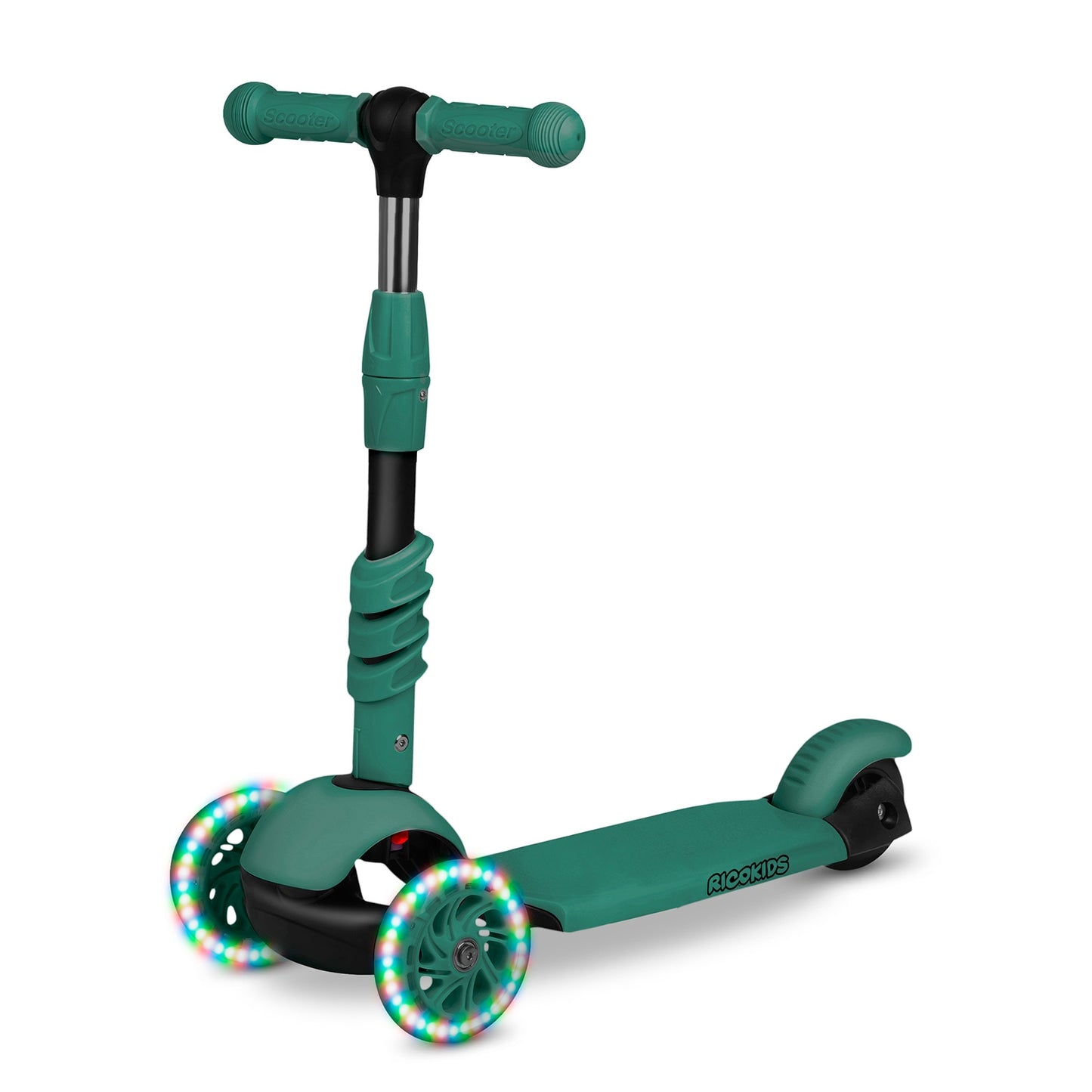 Ricokids Todi three-wheeled scooter - green