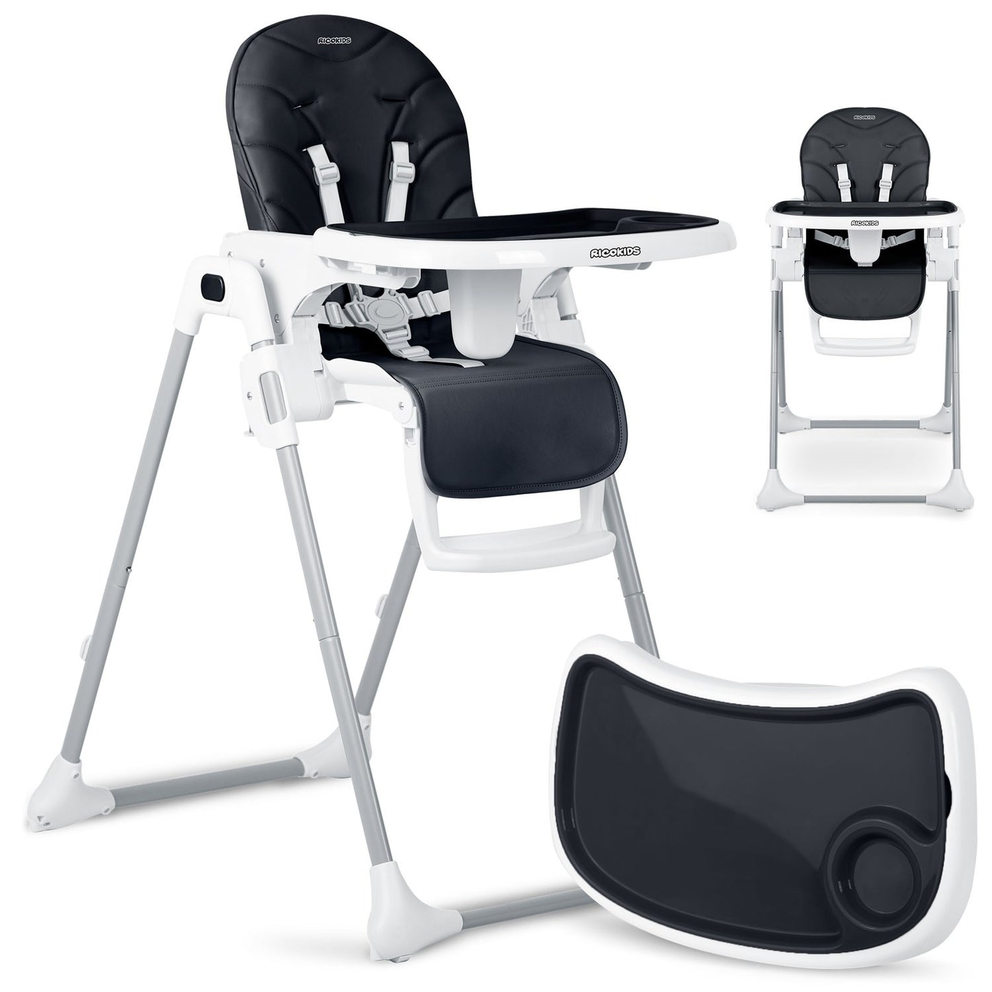 Ricokids Tulo Black Dining Chair for Children