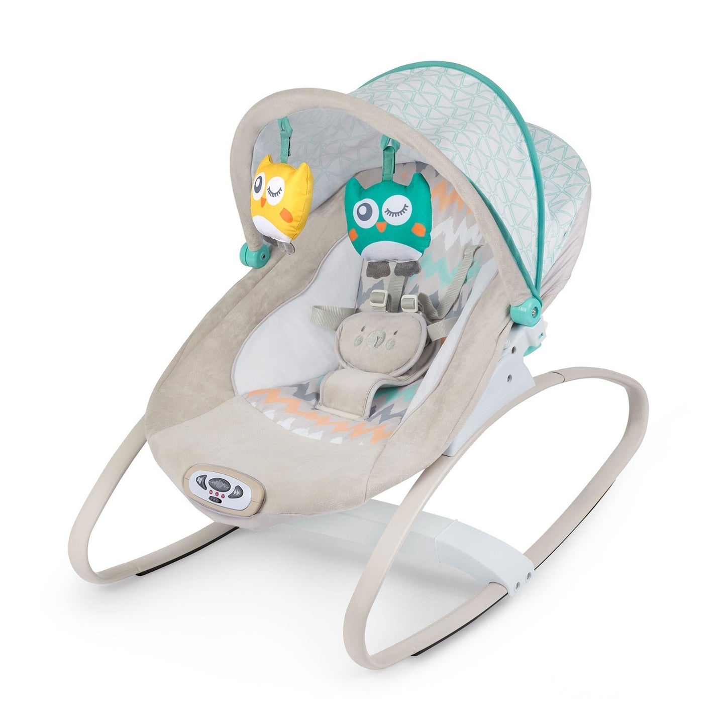Ricokids bouncer with vibration and music - gray