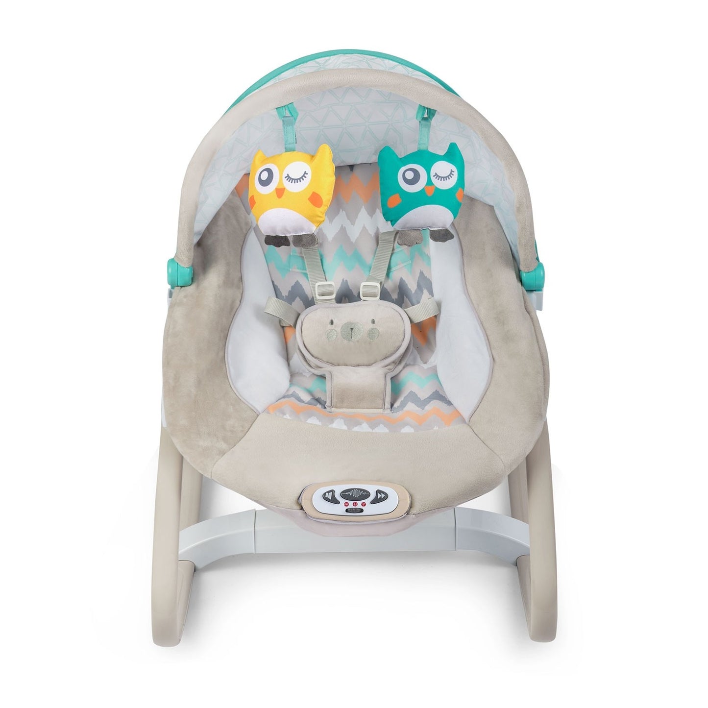 Ricokids bouncer with vibration and music - gray