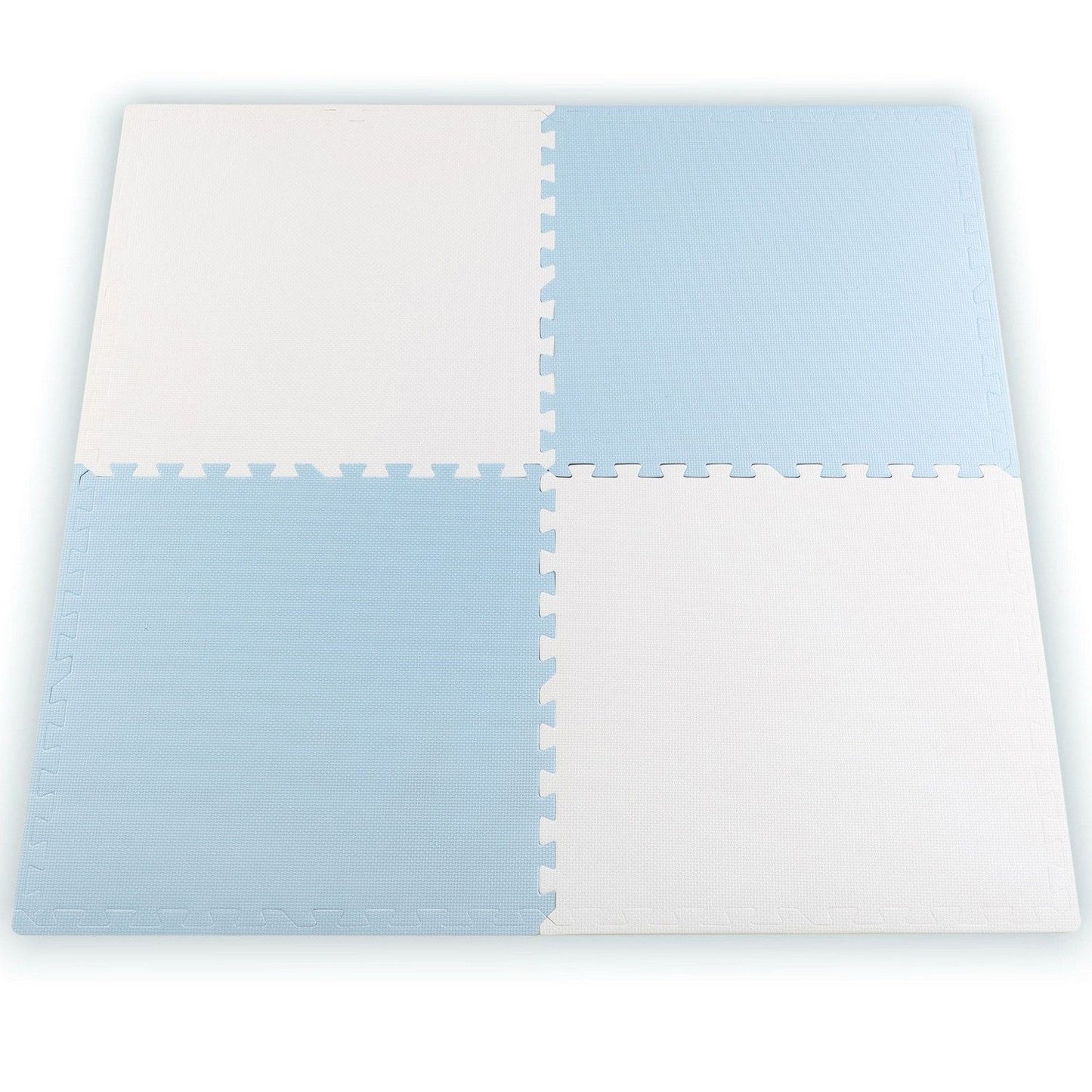 Ricokids large foam puzzle mat 60x60 cm 4 pcs blue and white