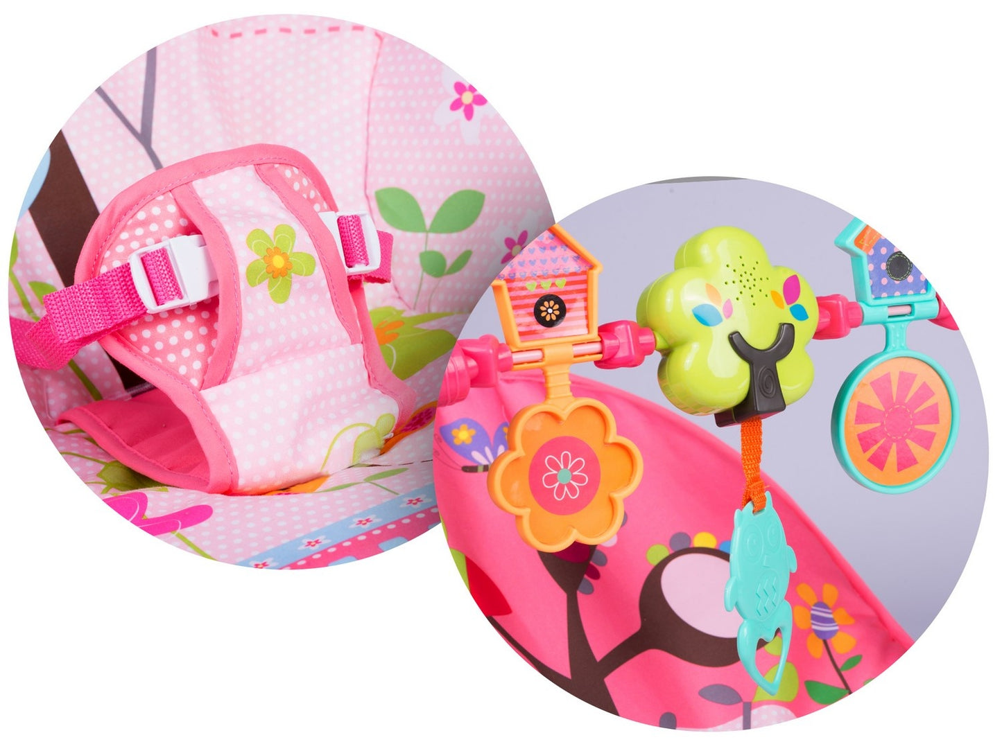 Ricokids multifunctional bouncer with vibration and music