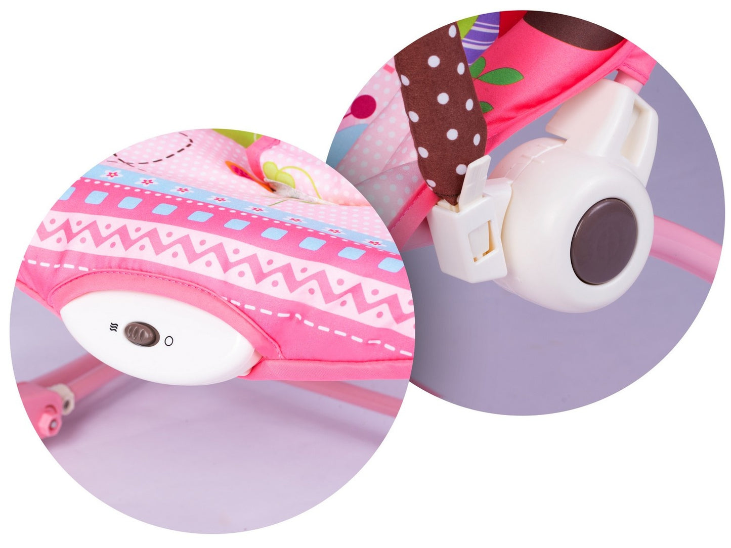 Ricokids multifunctional bouncer with vibration and music