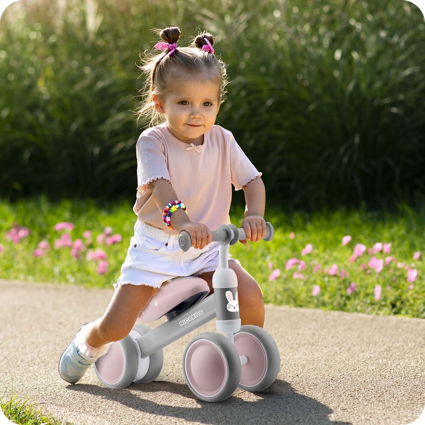 Ricokids three-wheeled balance bike for children