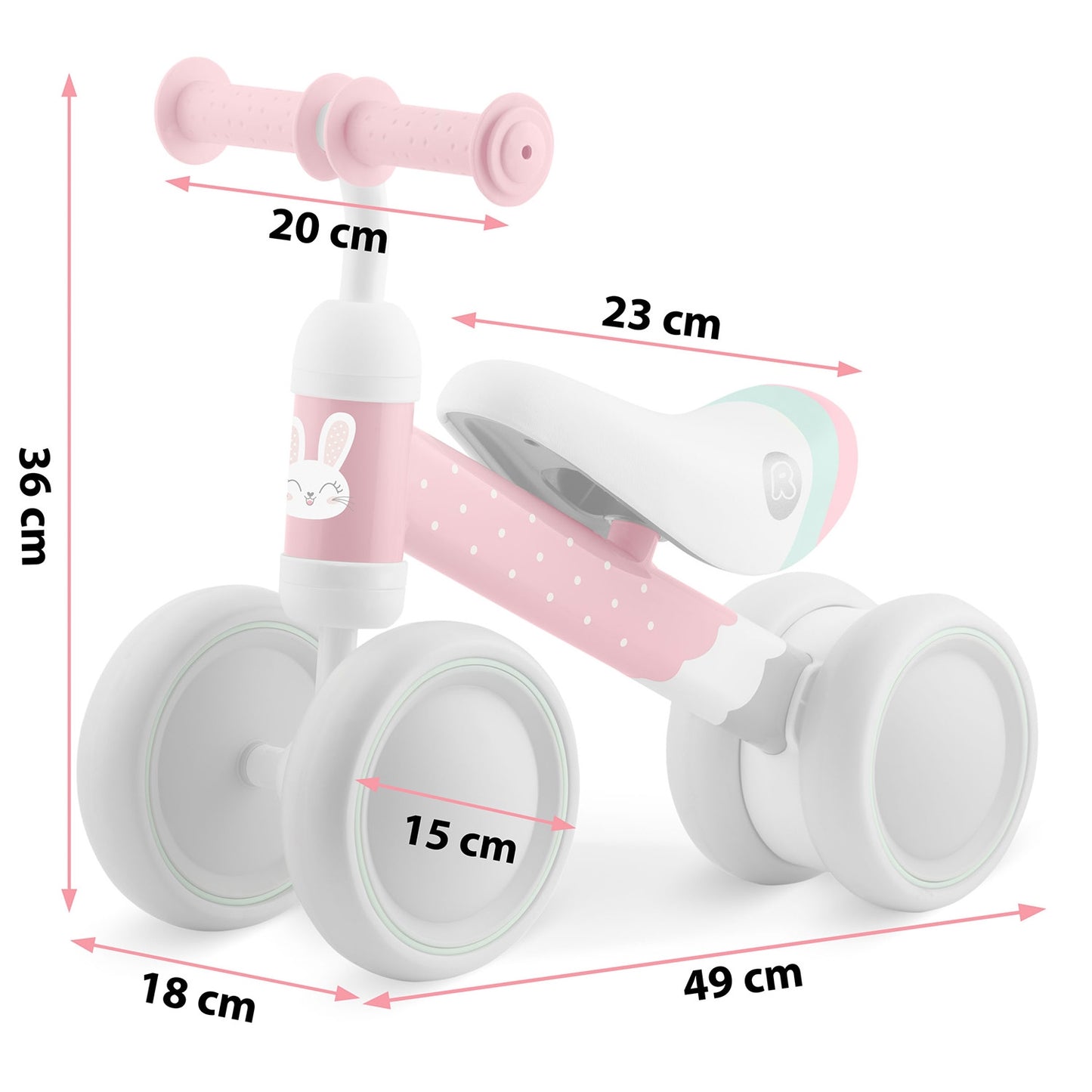 Ricokids three-wheeled balance bike for children