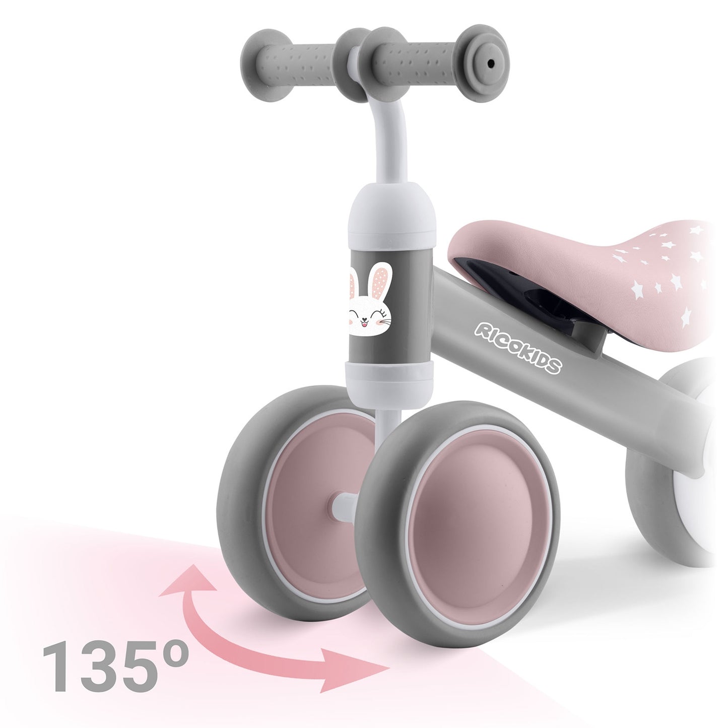 Ricokids three-wheeled balance bike for children