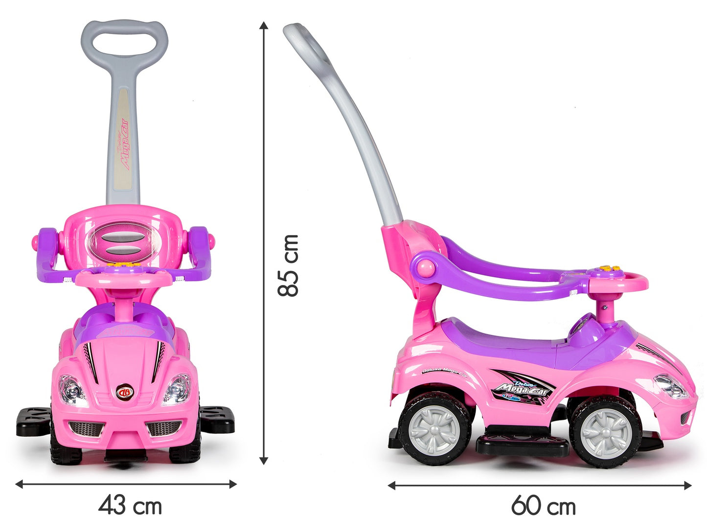 Ride On Toy Push Car Walker with handle 3in1