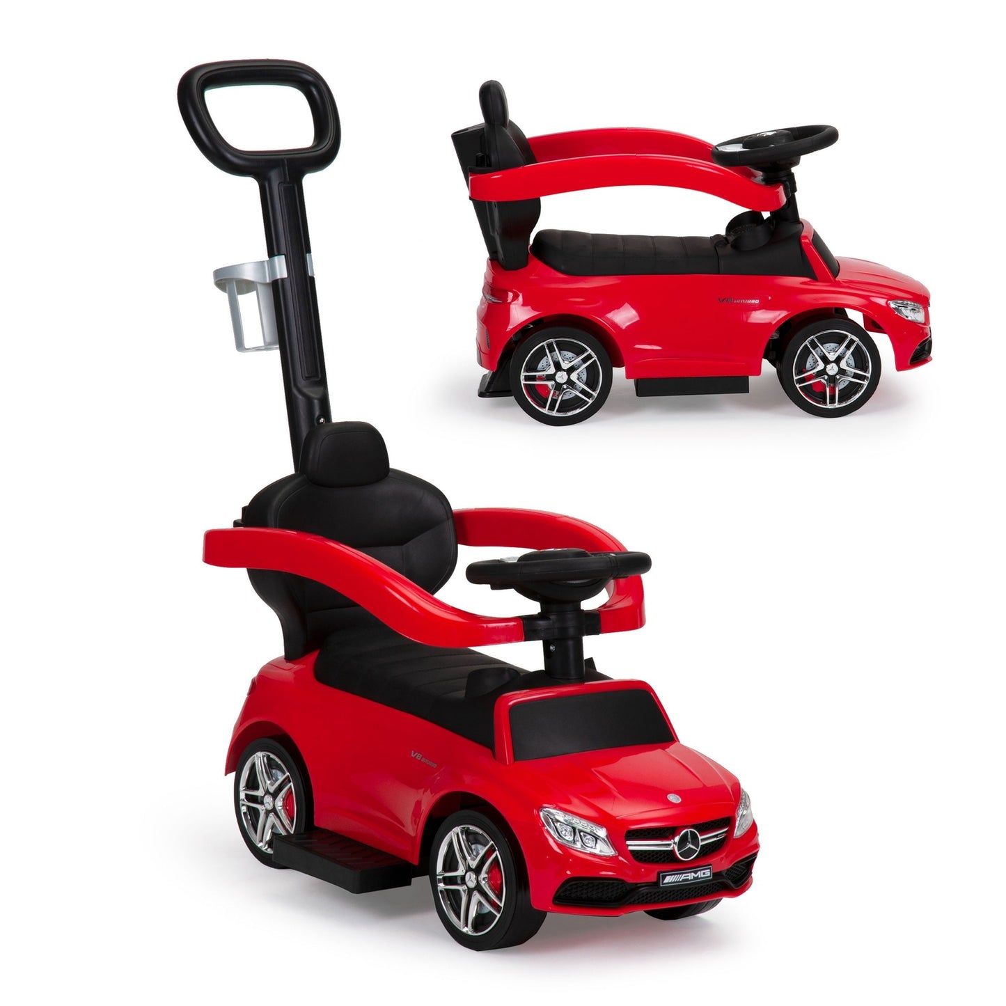 Ride-on, walker, pusher, Mercedes car