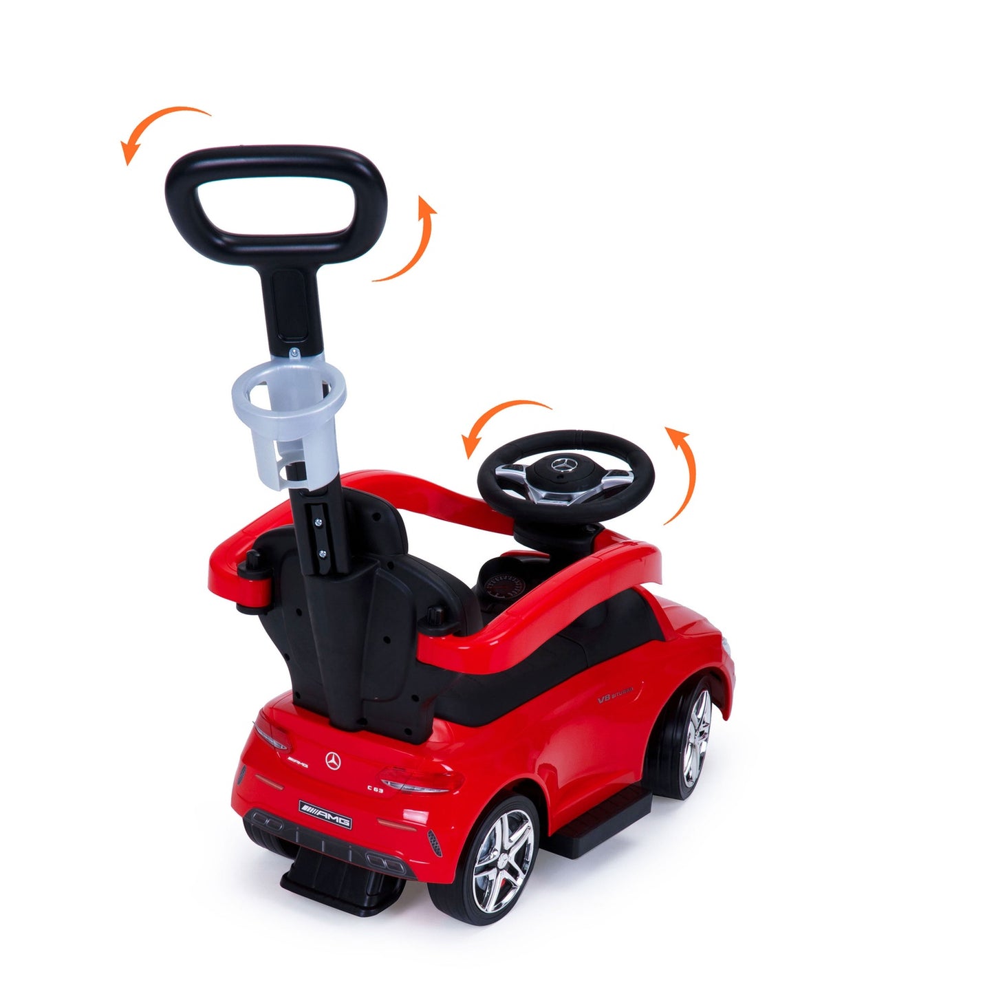 Ride-on, walker, pusher, Mercedes car