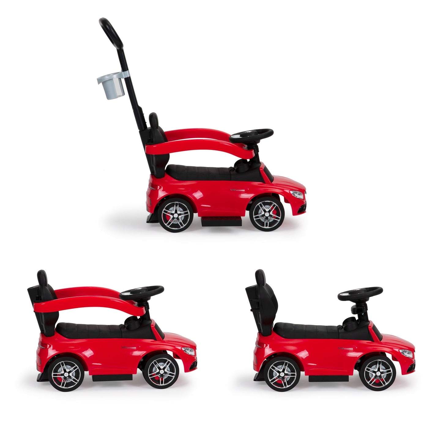 Ride-on, walker, pusher, Mercedes car