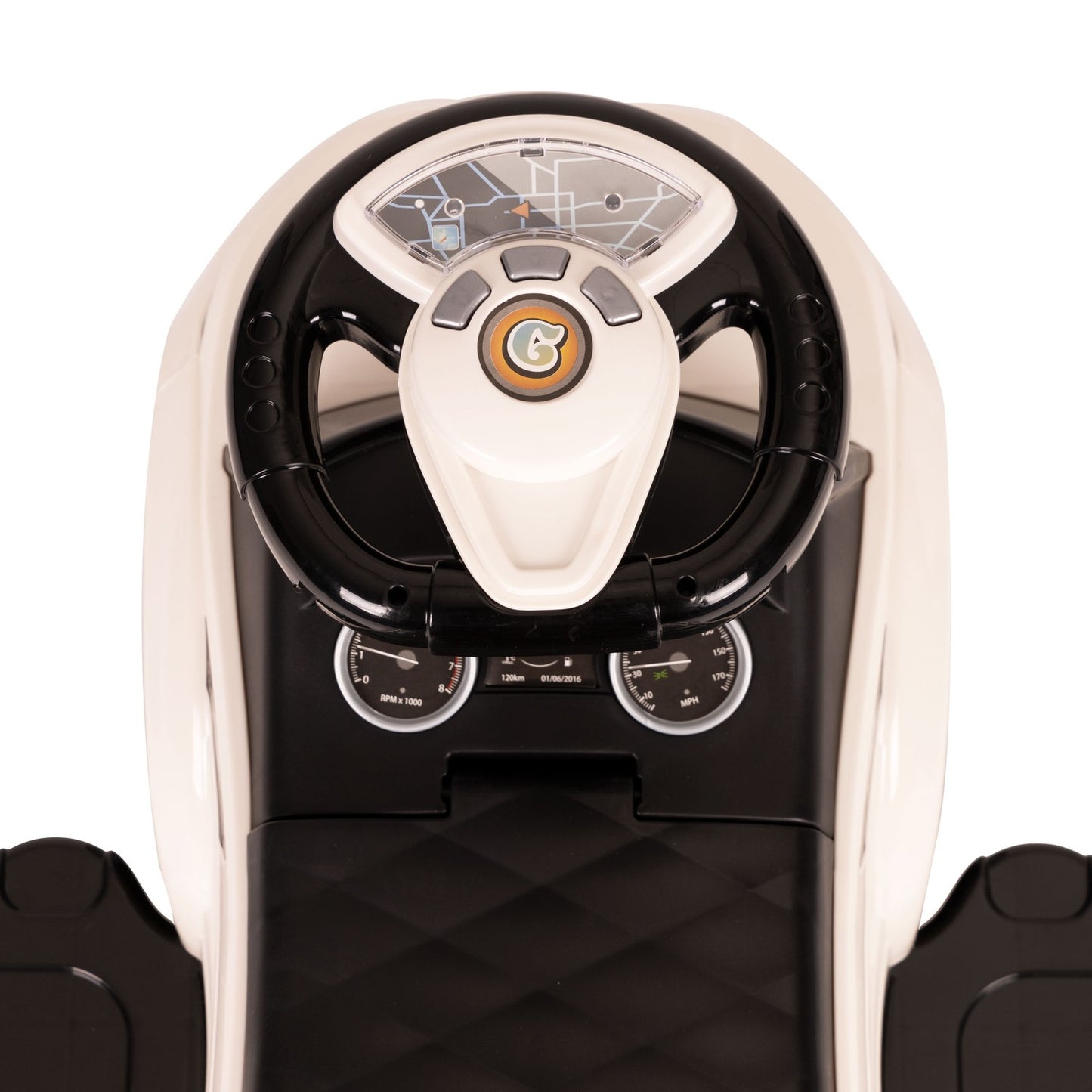 Rider walker pusher 3in1 toy car super car white