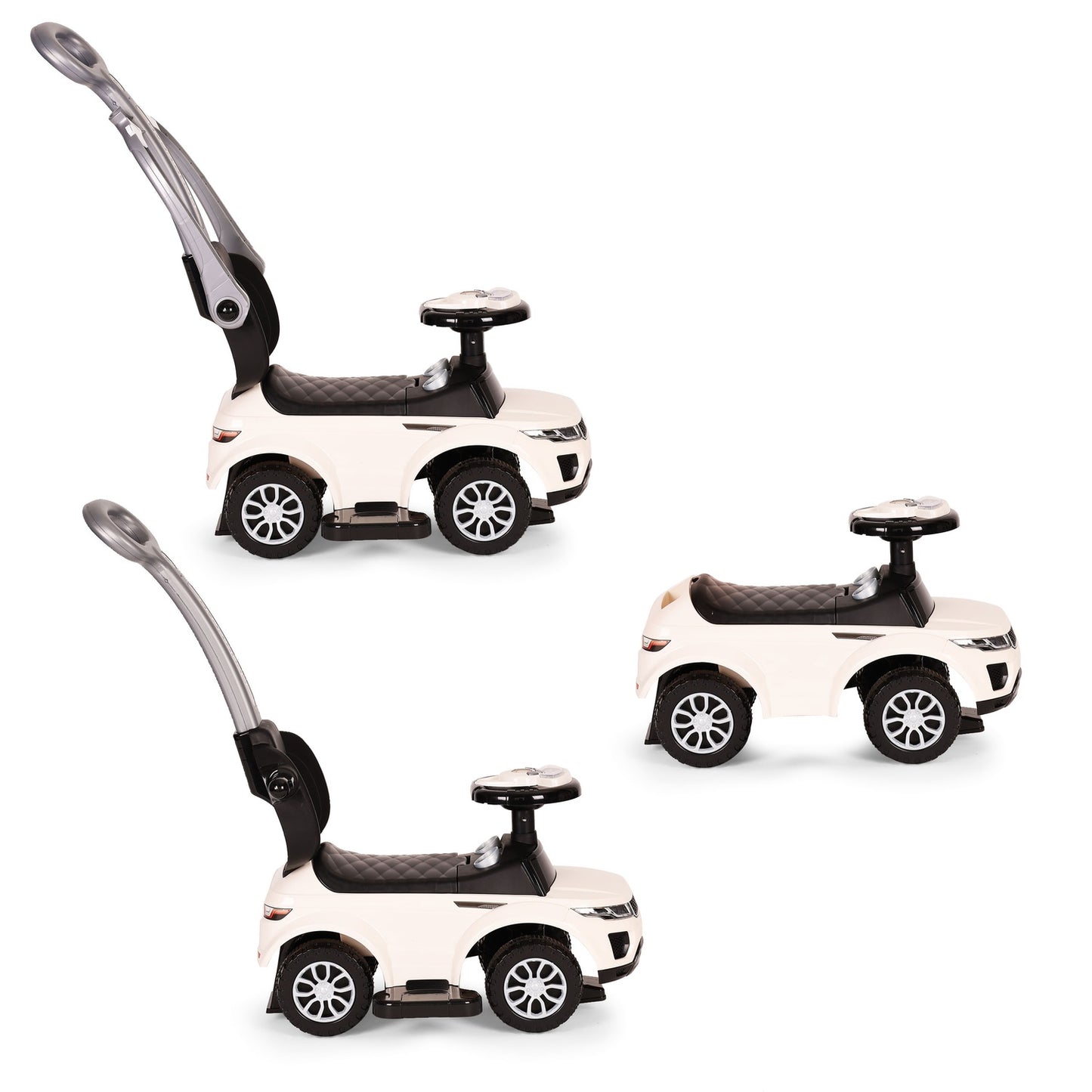 Rider walker pusher 3in1 toy car super car white