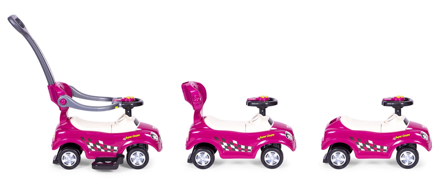 Rider walker pusher swivel wheels handle sounds