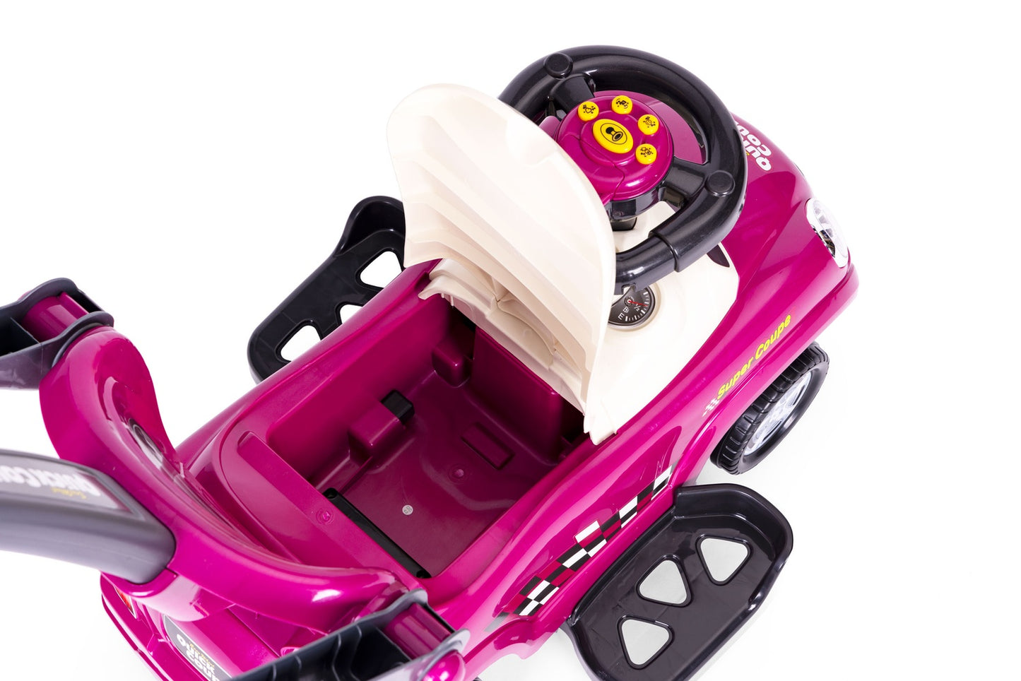 Rider walker pusher swivel wheels handle sounds