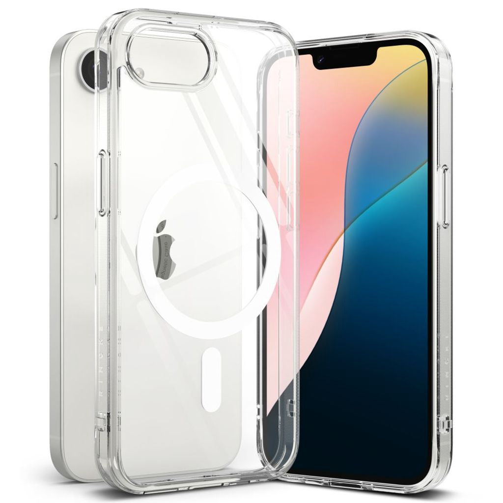 Ringke Fusion Magsafe-skal för iPhone 16 - Transparent