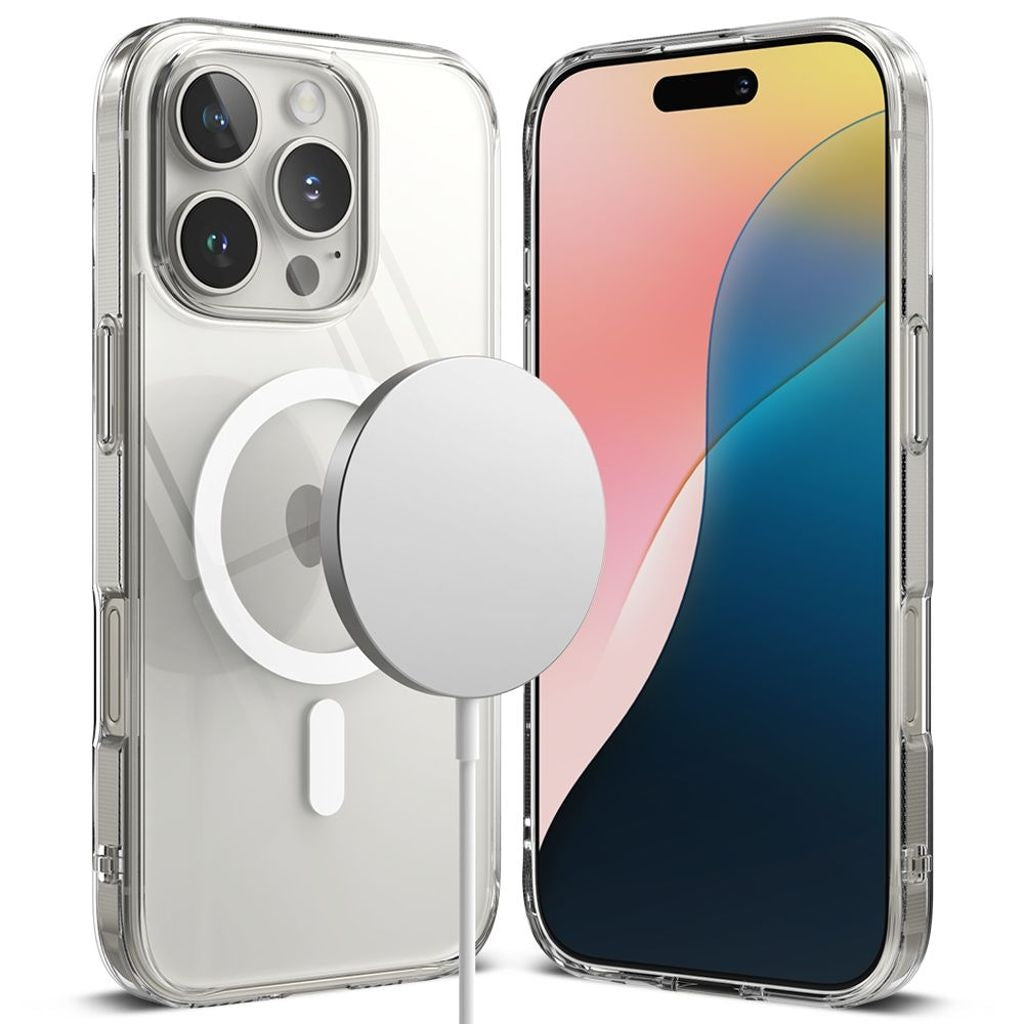 Ringke Fusion Magsafe-skal till iPhone 16 Pro Max - Transparent