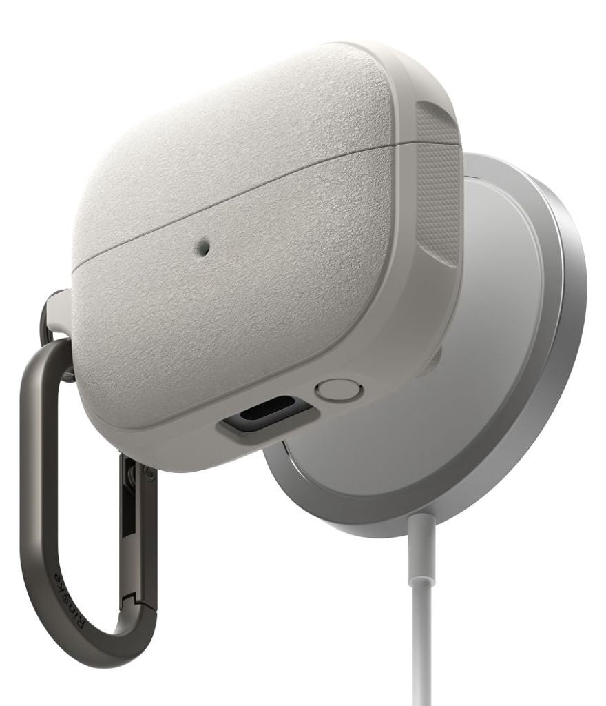 Ringke Onyx Magsafe med karbinhakefodral för Samsung Galaxy Buds 3/3 Pro - Grå