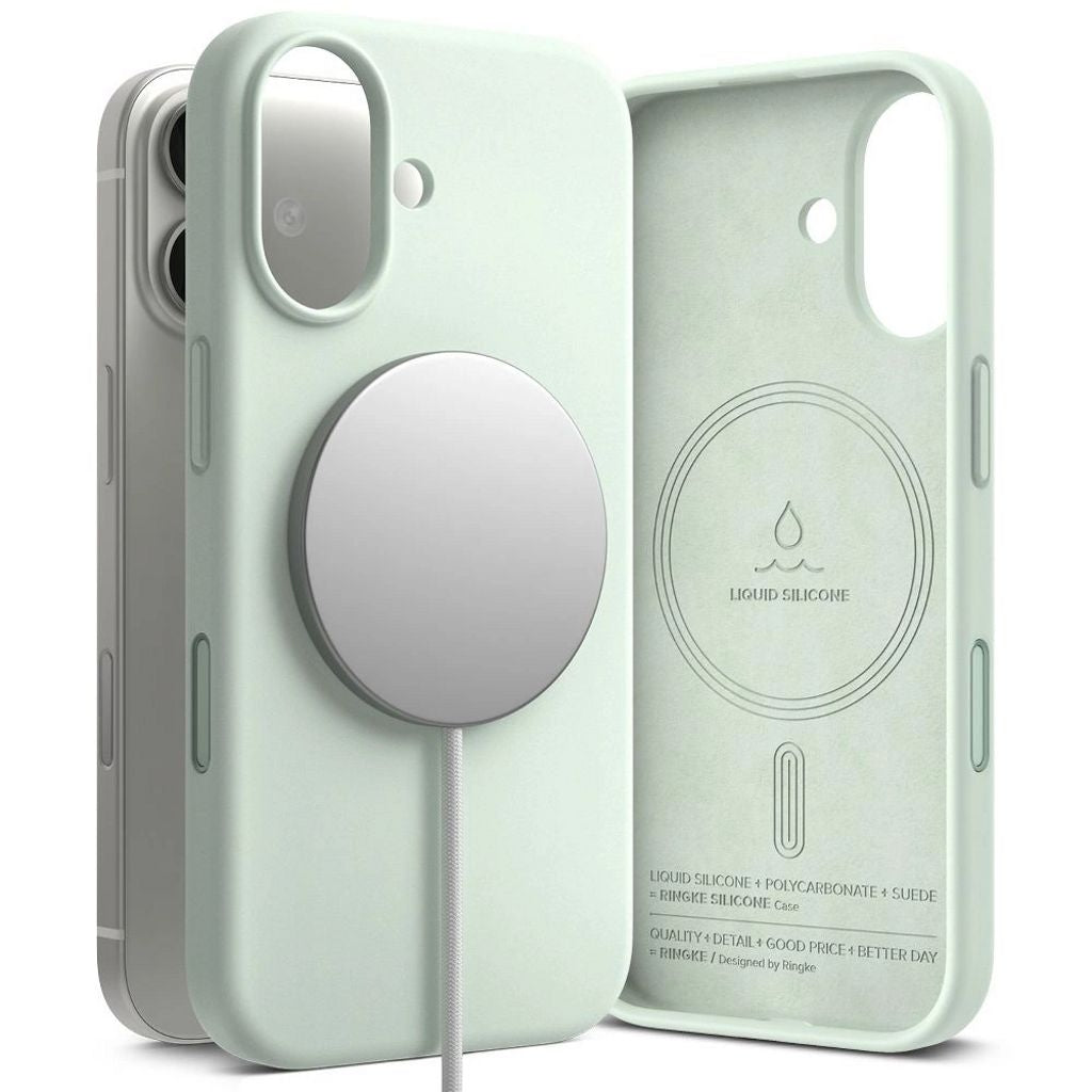 Ringke Silicone Magnetic MagSafe Case for iPhone 17 Pro - Mint