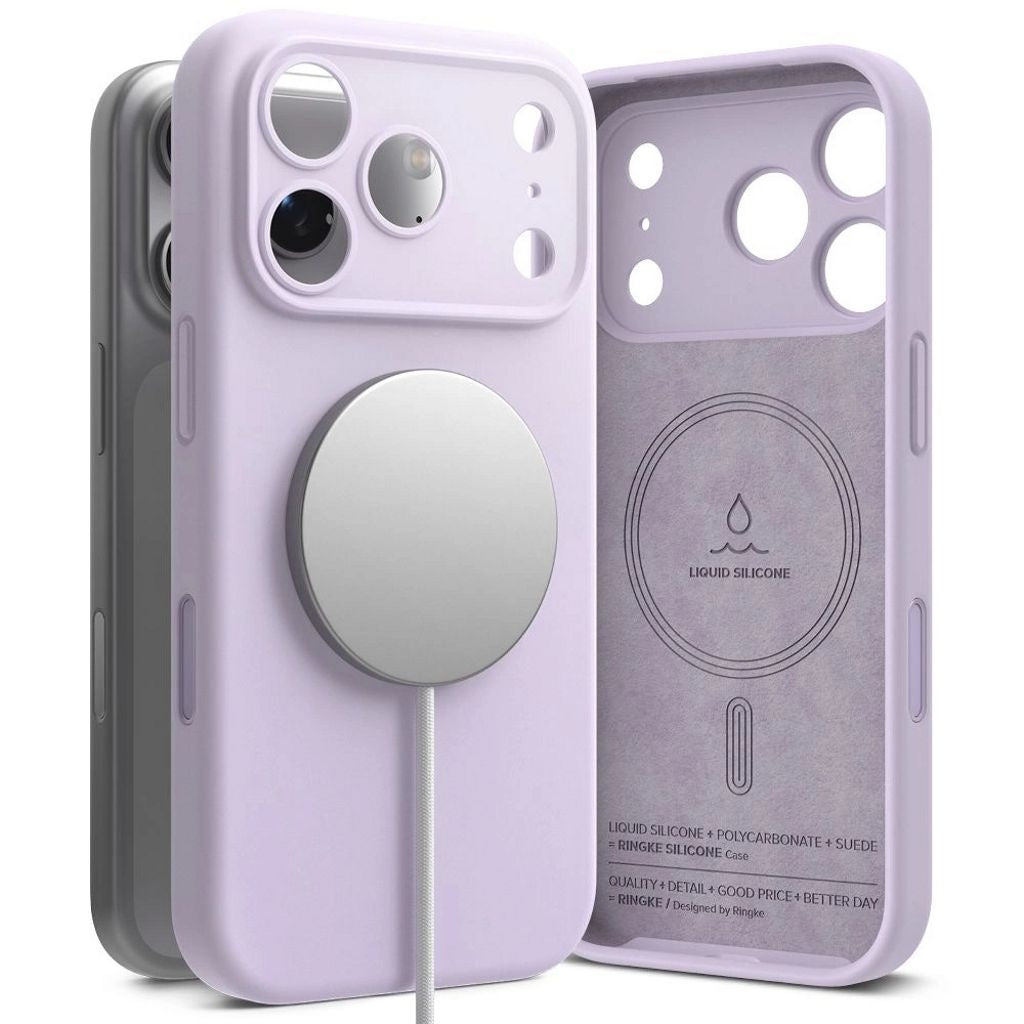 Ringke Silicone Magnetic MagSafe Case for iPhone 17 Pro - Purple