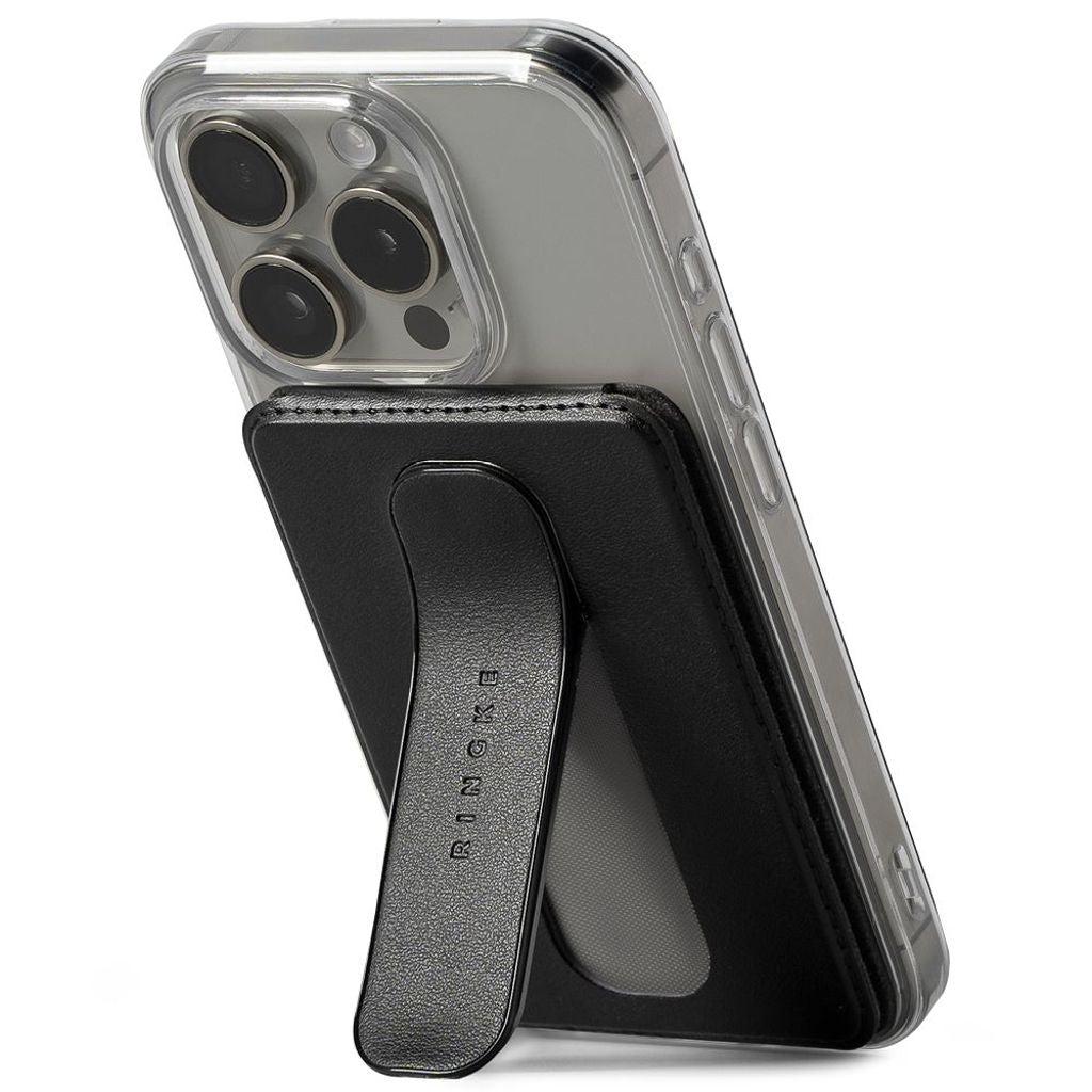 Ringke Slide Grip Magsafe Plånbok Och Stativ - Svart