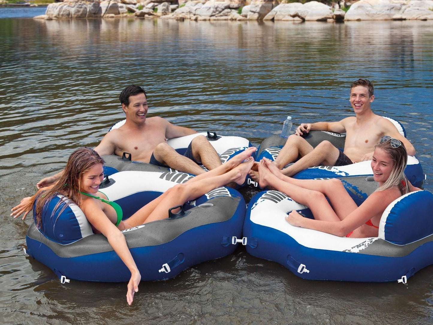 River Run Floating Chair 130 x 126 cm INTEX 58854
