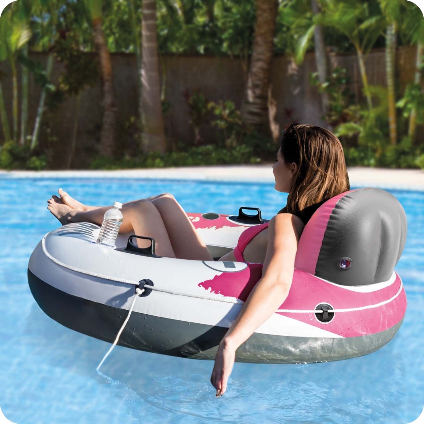 River Run swimming ring 135 cm, 2 Intex 56824 handles
