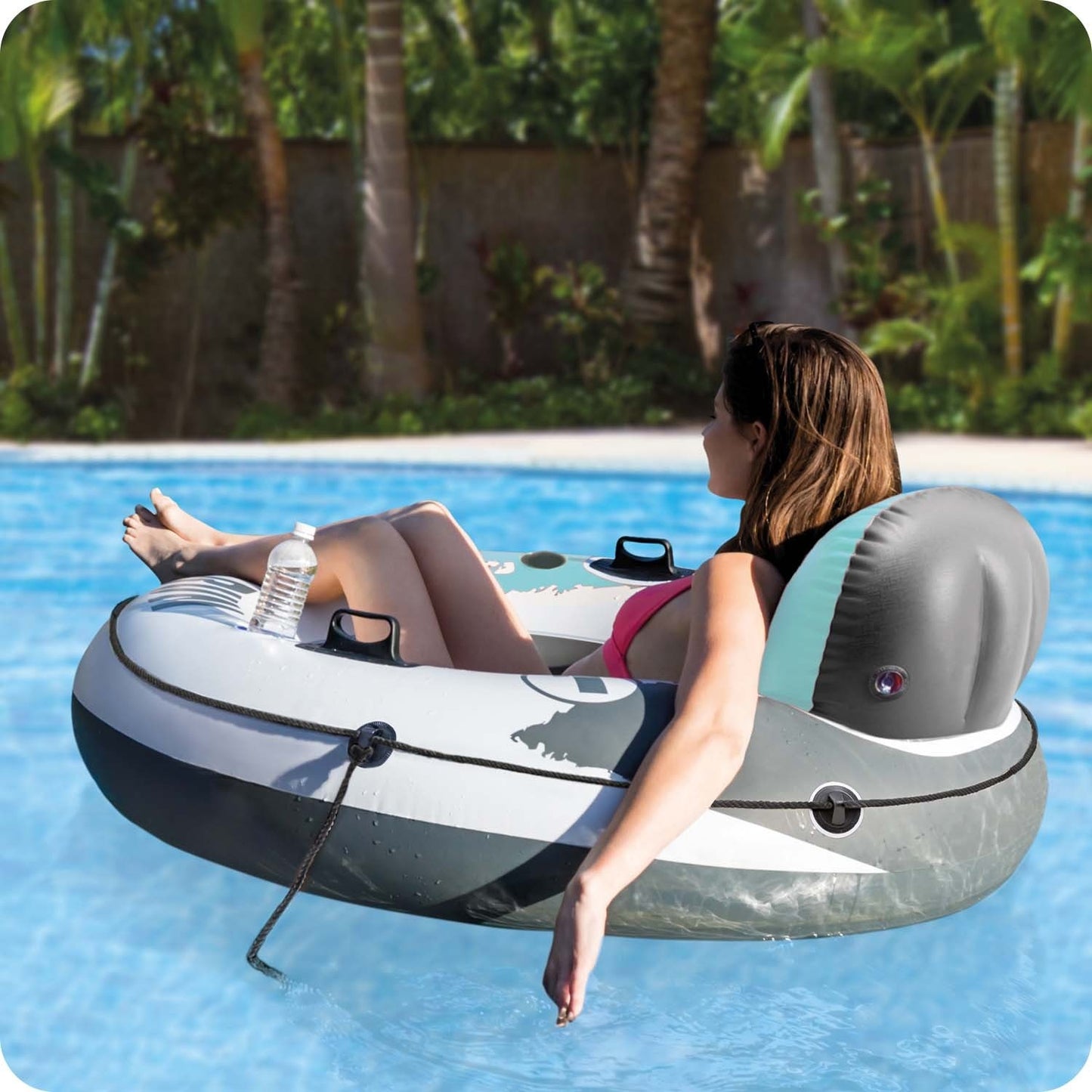 River Run swimming ring 135 cm, 2 Intex 56825 handles