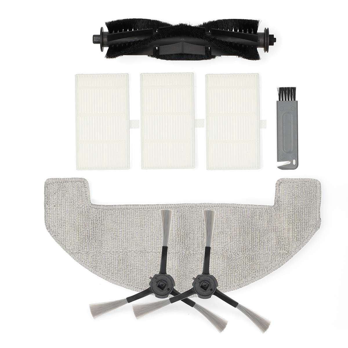 Robot Vacuum HEPA Filter Kit – 3 Filters, Brushes, Mop