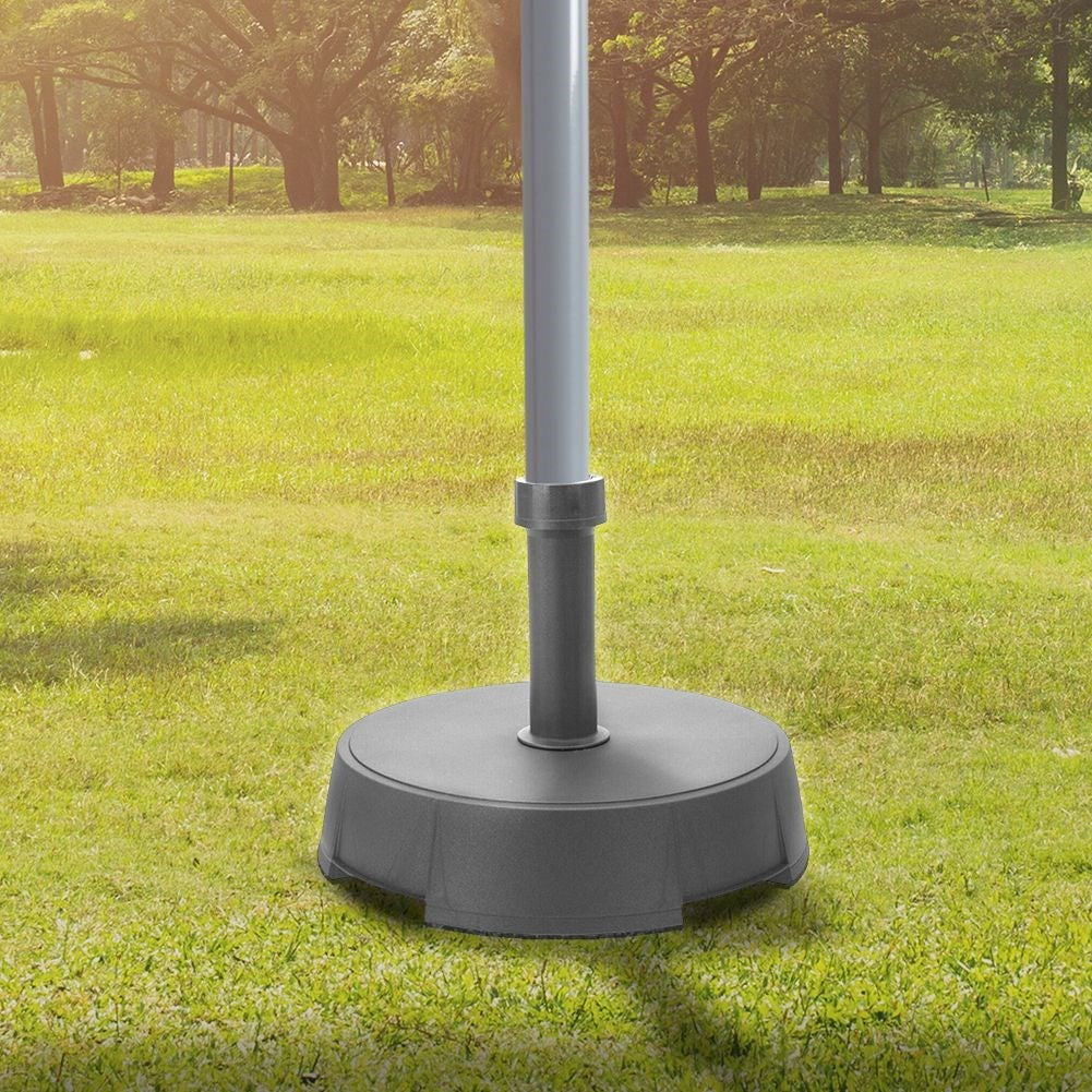 Robust and heavy base for outdoor parasol