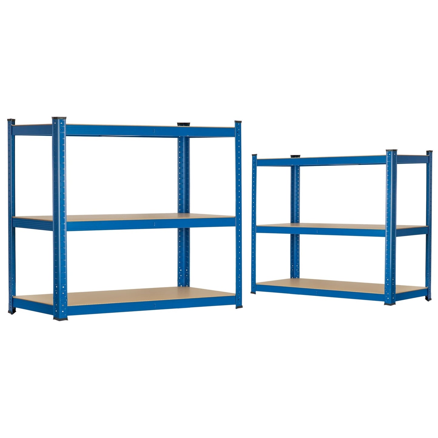 Robust metal shelf for storage, 150 x 75 x 30 cm - Humberg 4842