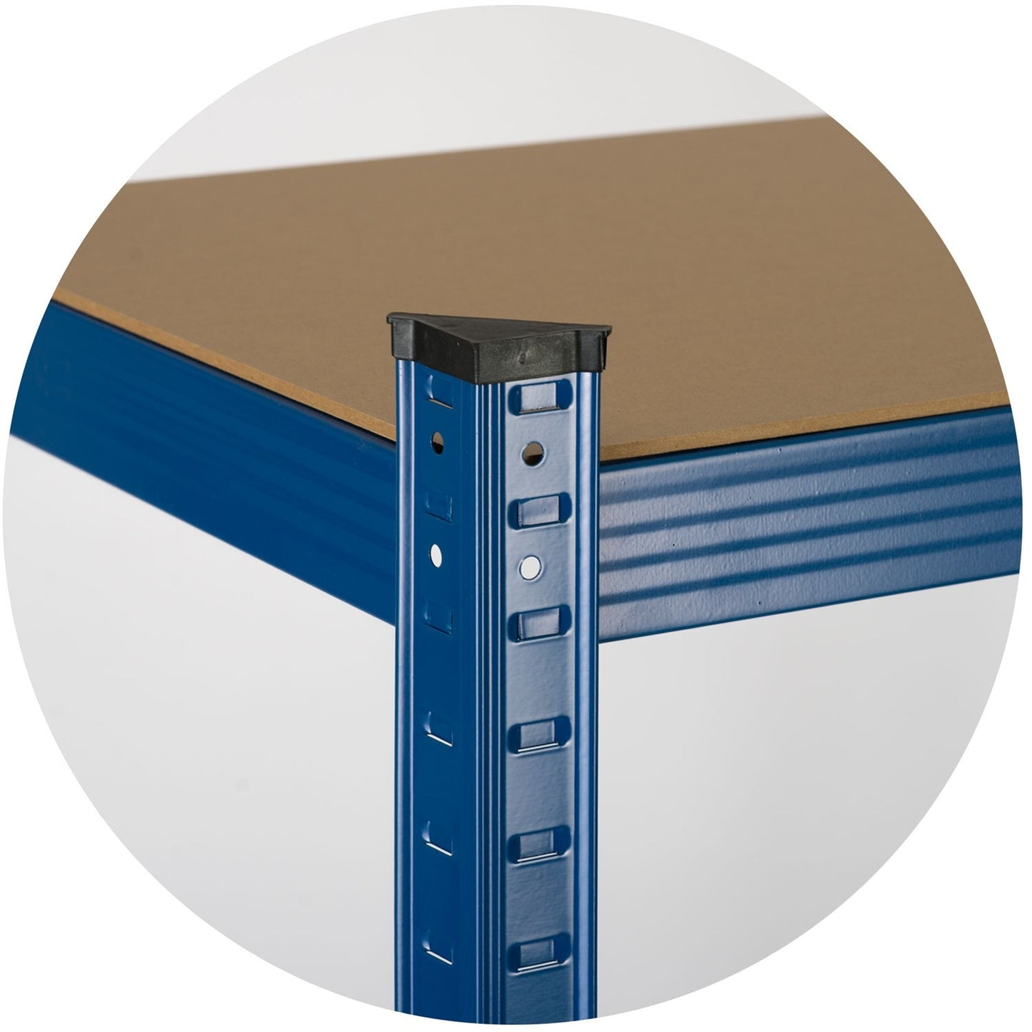 Robust metal shelf for storage, 180 x 90 x 40 cm, Humberg 4848