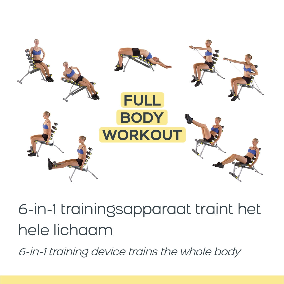 Rock Gym - 6-in-1 Fitness Device