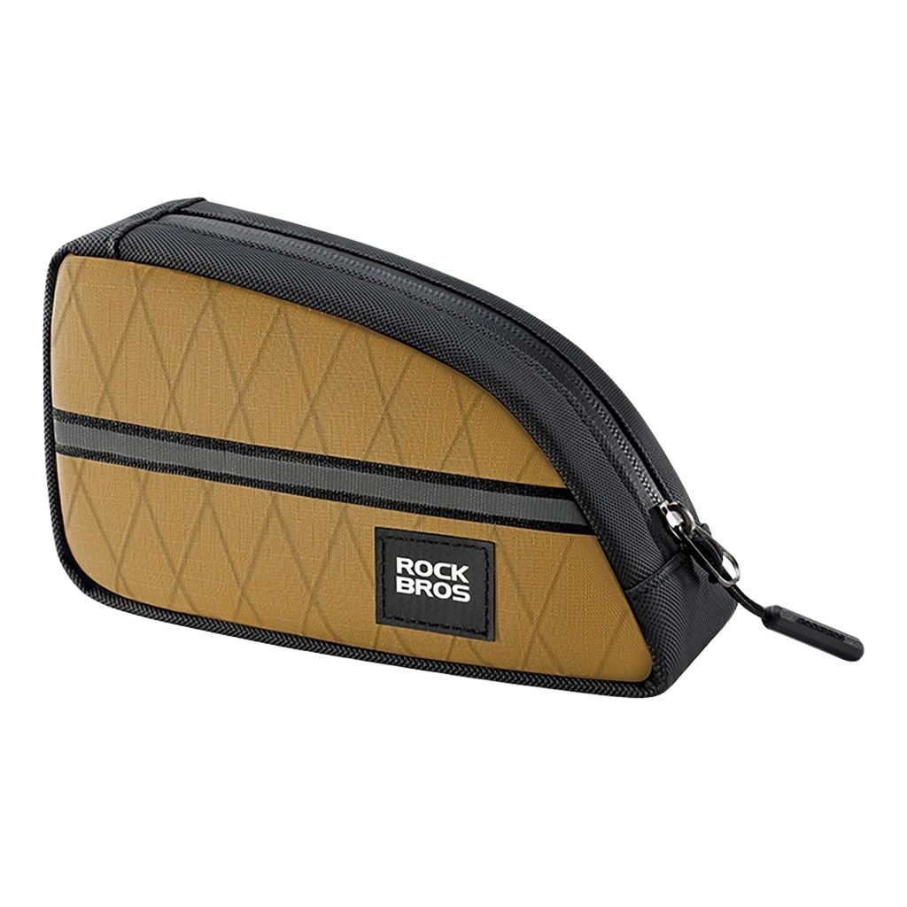Rockbros Bicycle Bag Triangle For Frame 0.8L - Brown
