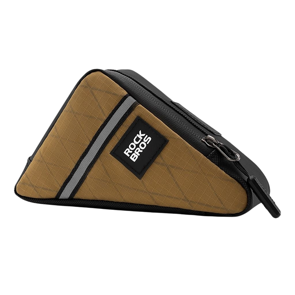 Rockbros Bicycle Bag Triangle for Frame 0.3L - Brown